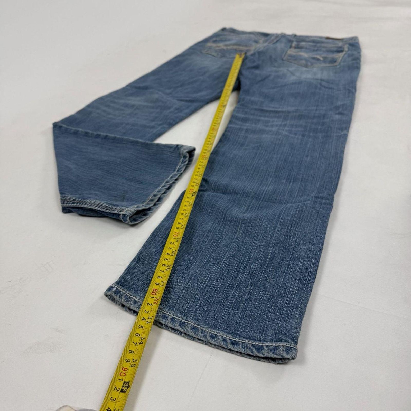 BKE × Japanese Brand × Vintage Vintage y2k rare cyber grunge baggy wide leg archive jeans Size US 36 / EU 52 - 3 Thumbnail