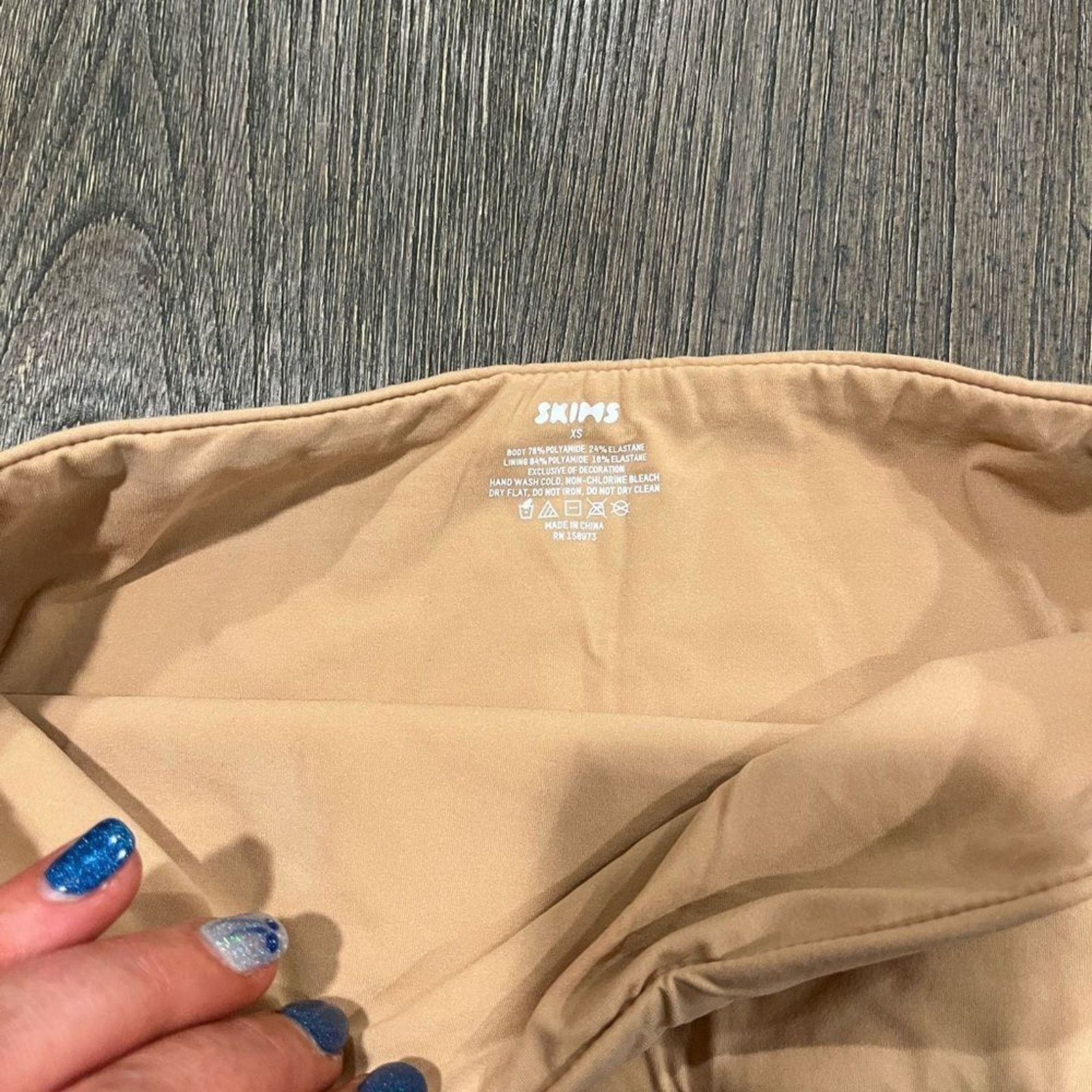 SKIMS NWT Skims Fits Everybody Bandeau Bra Ochre - Size XS Size ONE SIZE - 3 Thumbnail