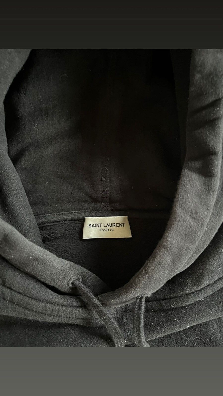 Saint Laurent Paris Saint Laurent Signature Logo Hoodie Size US L / EU 52-54 / 3 - 5 Thumbnail