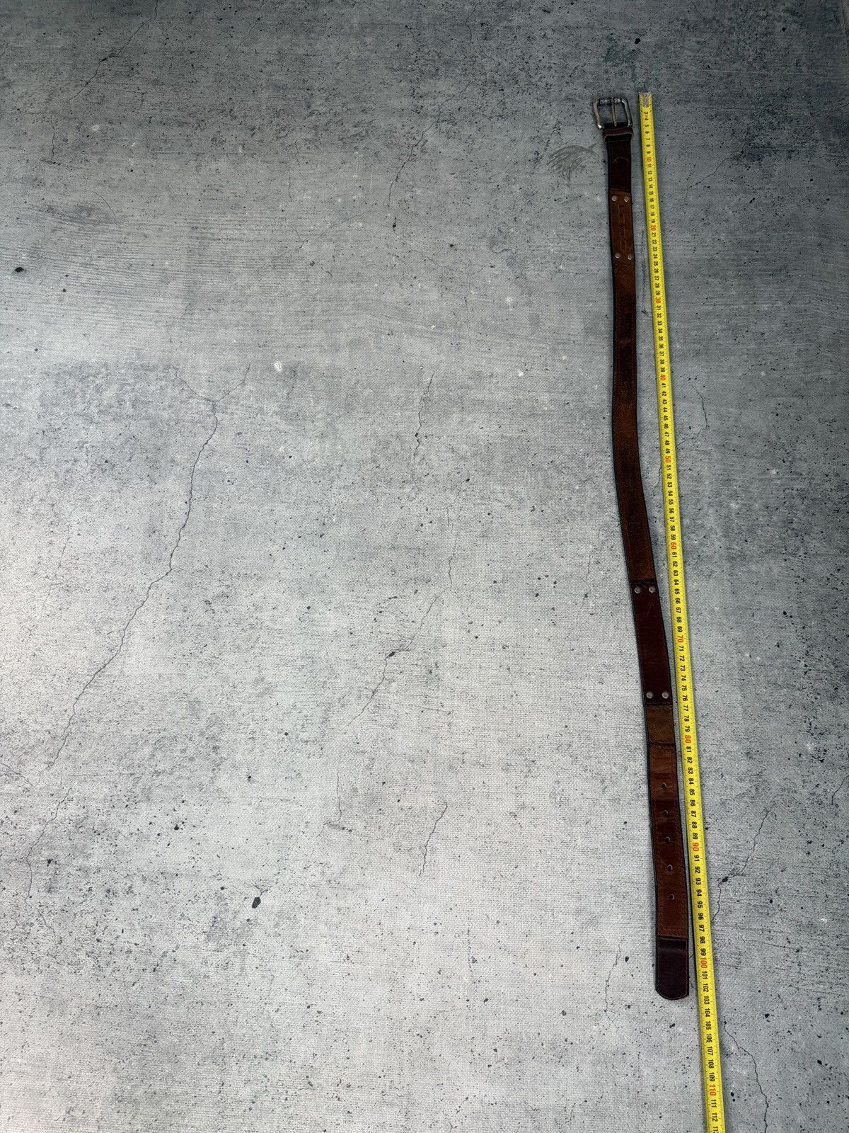 Levi's 00’S NUMBER NINE STYLE JAPAN LEATHER Y2K BELT JAPANESE RARE Size ONE SIZE - 7 Thumbnail