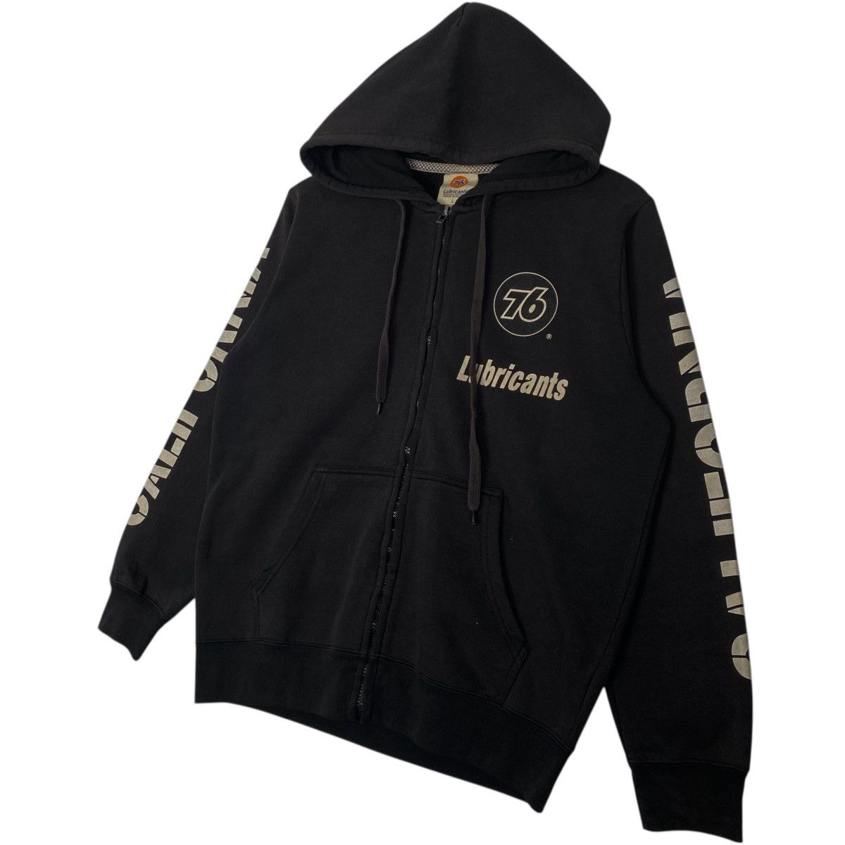 Vintage Vintage 76 Lubricants Hoodie Sweater Big Printed Black SizeL Size US L / EU 52-54 / 3 - 2 Thumbnail