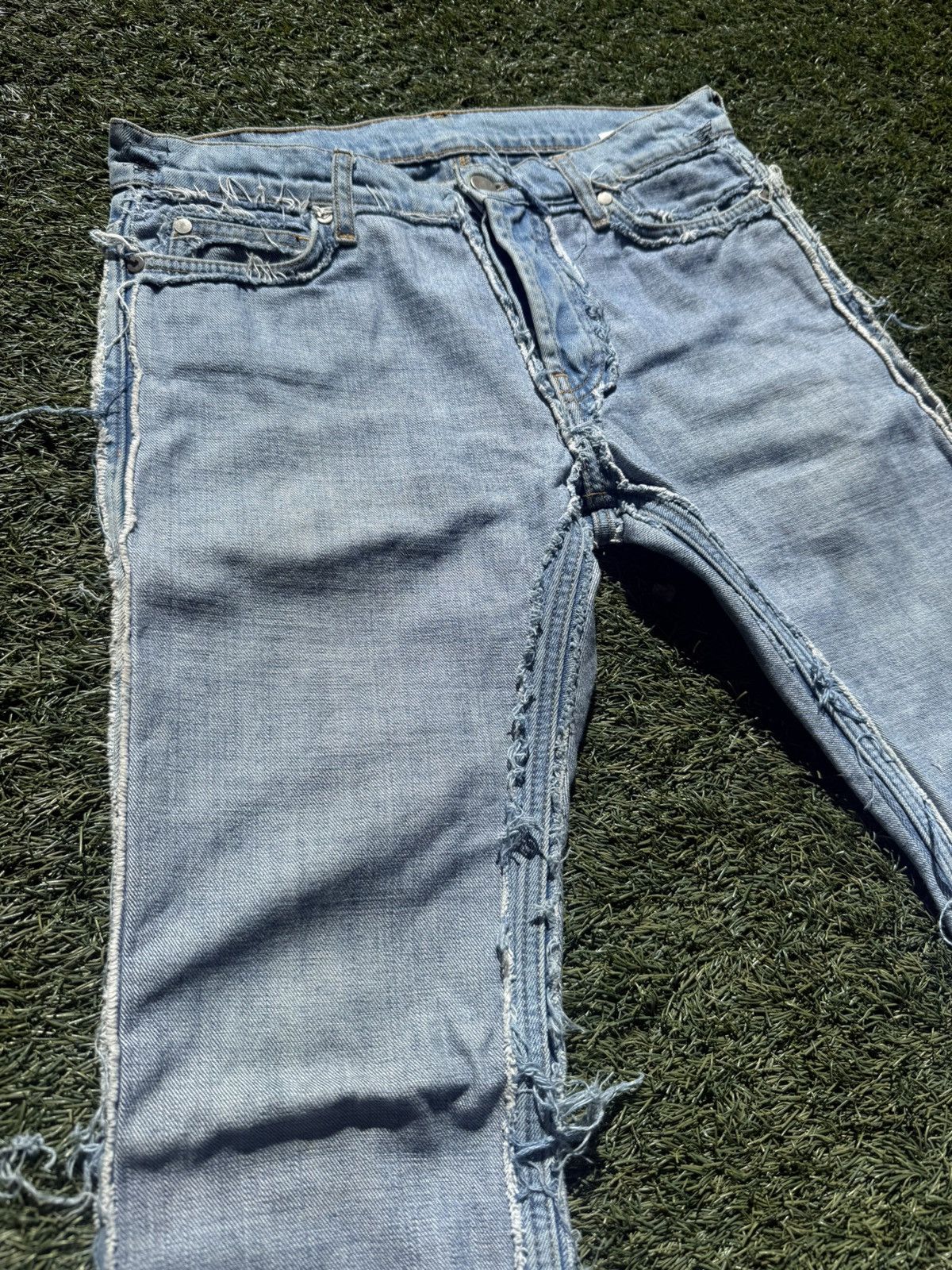 H&M × Maison Margiela Maison Margiela H&M Men's Reverse Denim Inside-Out Jeans Size US 30 / EU 46 - 1 Thumbnail