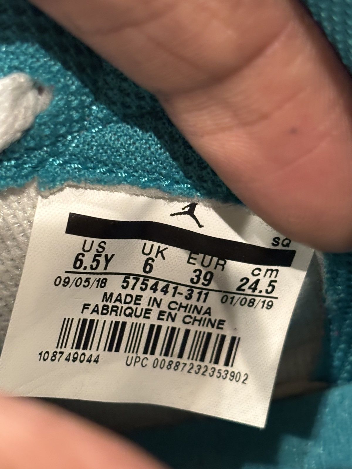 Jordan Brand Air Jordan 1 Retro High OG Turbo Green Size US 6.5 / IT 36.5 - 10 Thumbnail