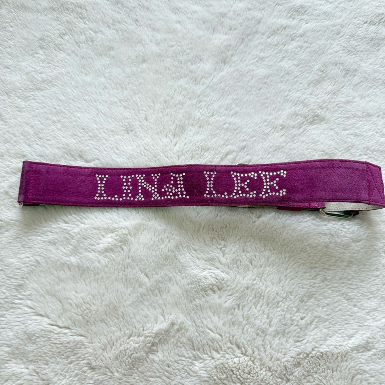 Other Lina Lee women pink suede belt size 90 cm Size ONE SIZE - 1 Thumbnail