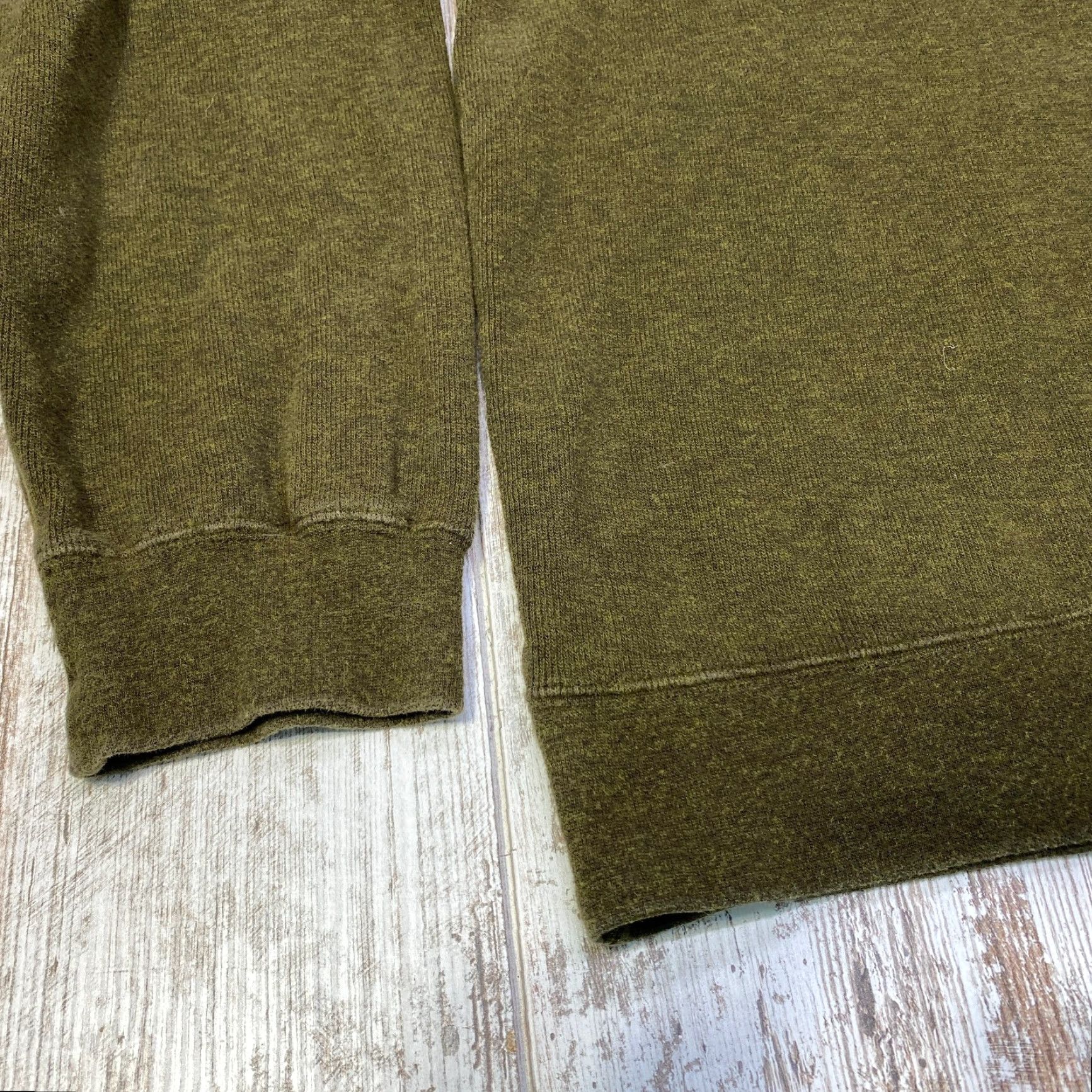 Orvis ORVIS 1/4 Zip Pullover Sweater Men's 2XL Long Sleeve Olive 100% Cotton 7279 Size US XXL / EU 58 / 5 - 3 Thumbnail