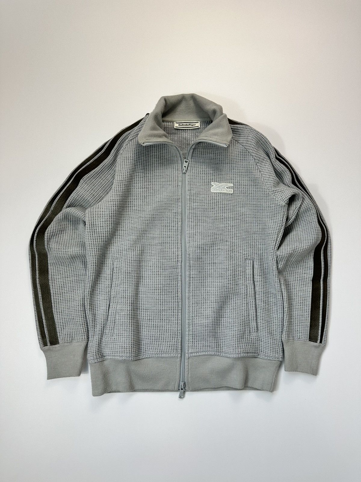 Onitsuka Tiger Onitsuka Tiger Zip Track Jacket Men's Logo Gray Size US S / EU 44-46 / 1 - 1 Thumbnail