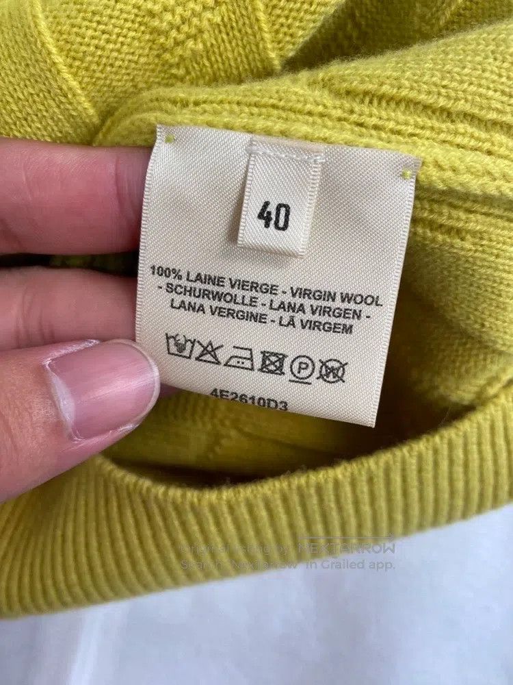 Hermes Hermes Yellow sweater Size XS / US 0-2 / IT 36-38 - 4 Thumbnail