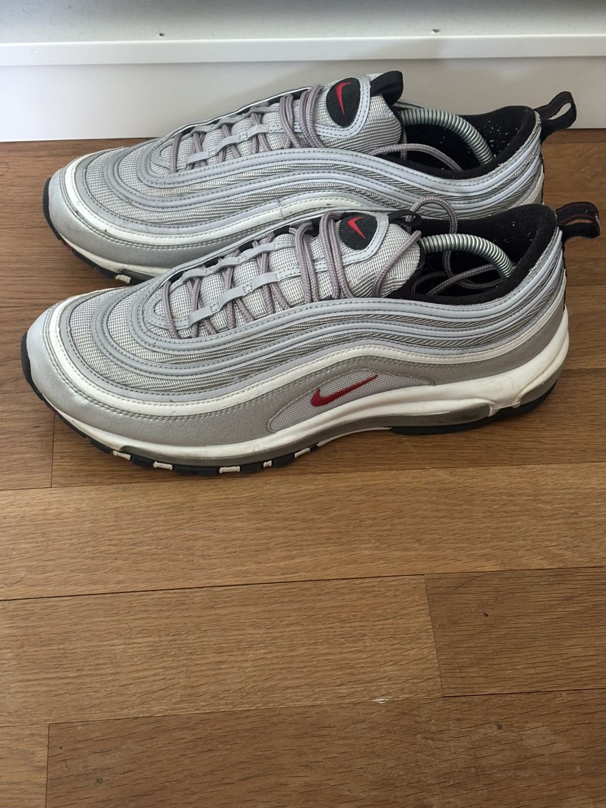 Nike Nike Air Max 97 OG QS „Silver Bullet“ 2017/2018 Size US 12 / EU 45 - 4 Thumbnail