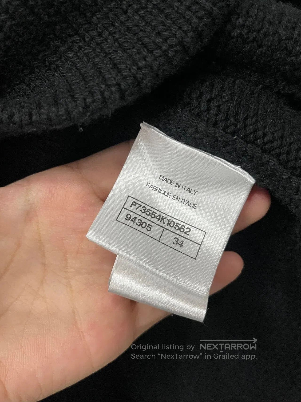 Chanel Chanel Wool Cardigan in Excellent Condition. Size XS / US 0-2 / IT 36-38 - 7 Thumbnail