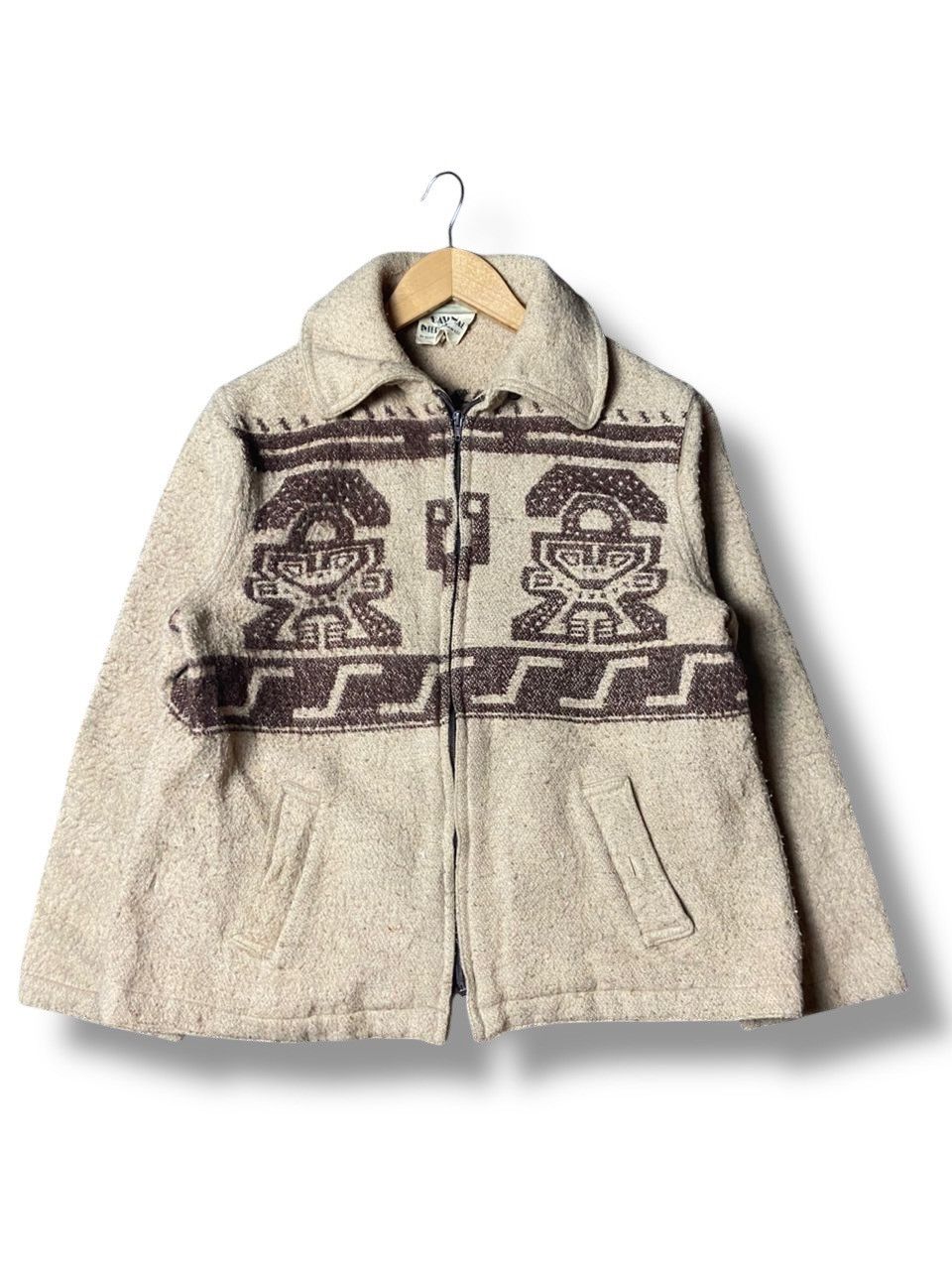 Japanese Brand Dawn International Brand Full Zip Wool Jacket (146) Size US L / EU 52-54 / 3 - 1 Thumbnail