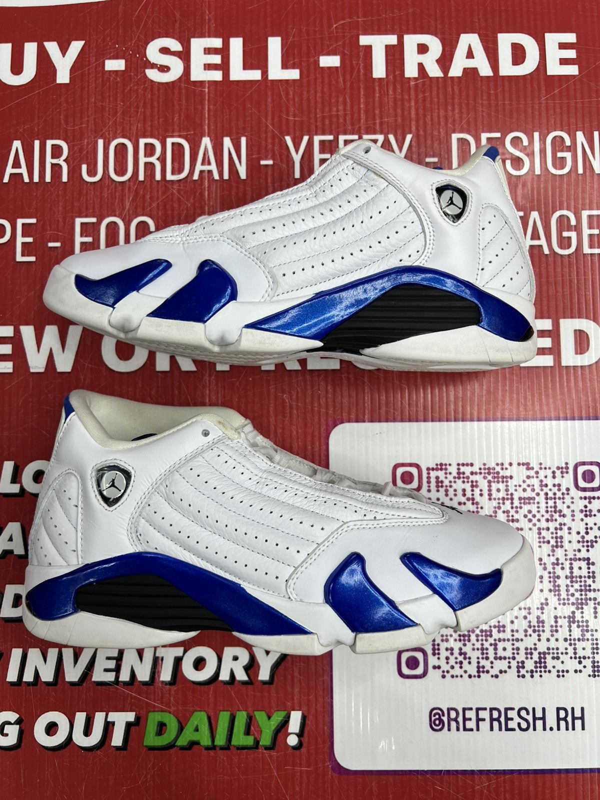 Jordan Brand Air Jordan 14 Hyper Royal Size 6y Size US 6 / EU 39 - 2 Thumbnail