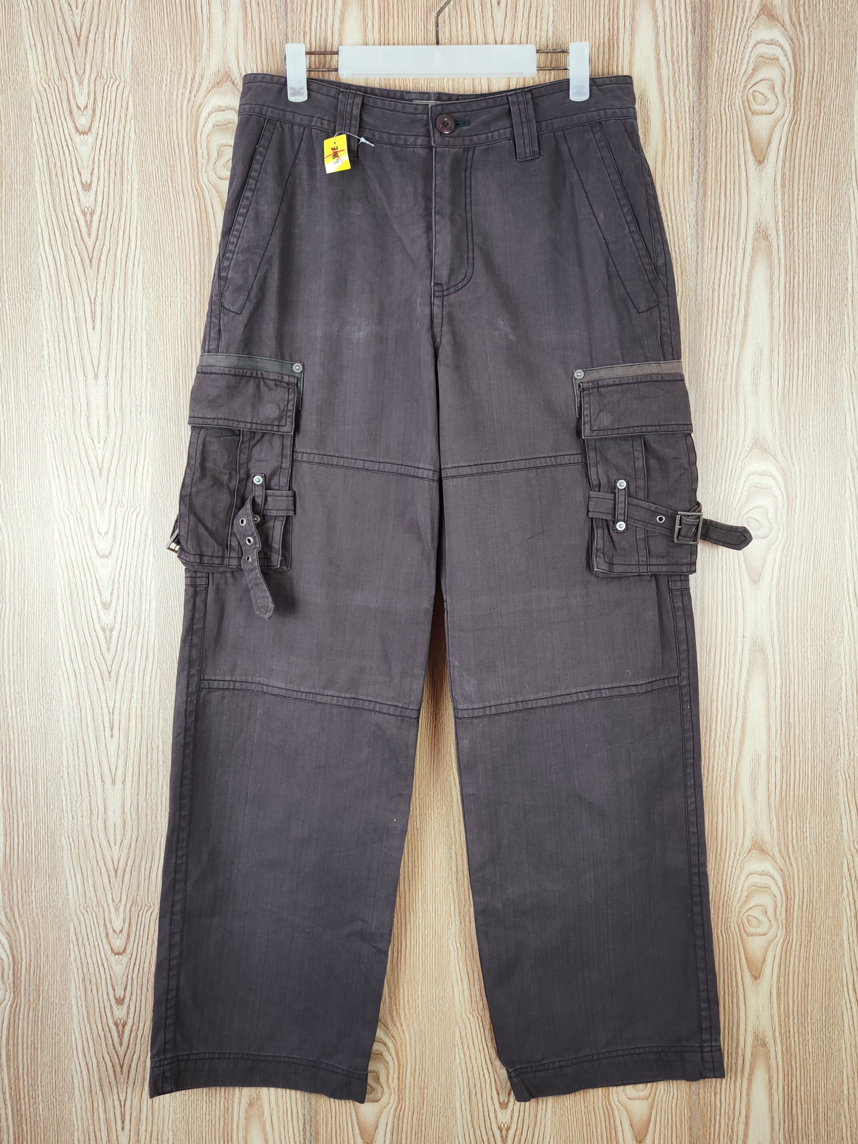 Japanese Brand Ally of the Joff Dark Brown Multipocket Cargo Pants #W925 Size US 32 / EU 48 - 1 Thumbnail