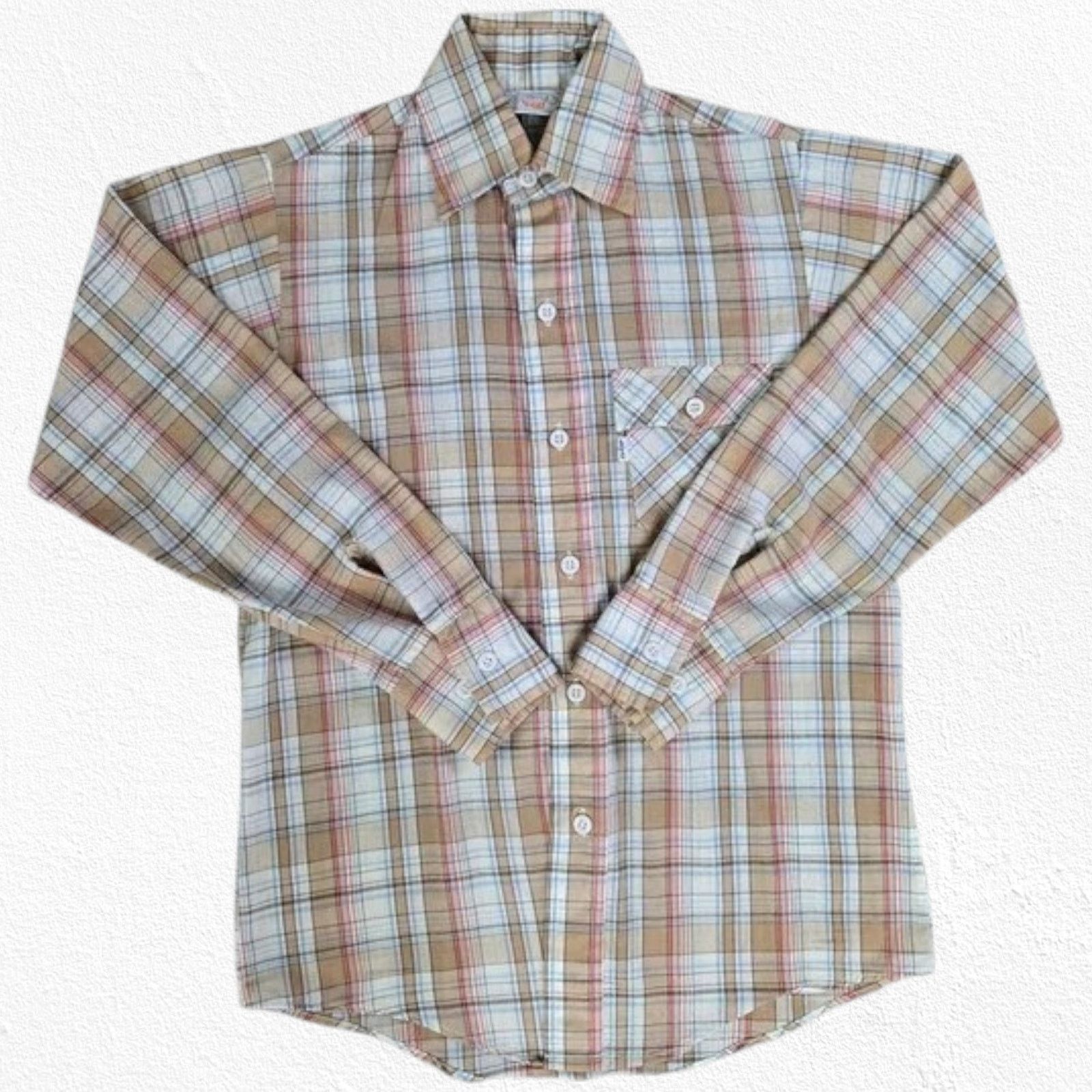 Levi's 70s Levi's Plaid Button Down XS Size US XS / EU 42 / 0 - 2 Thumbnail