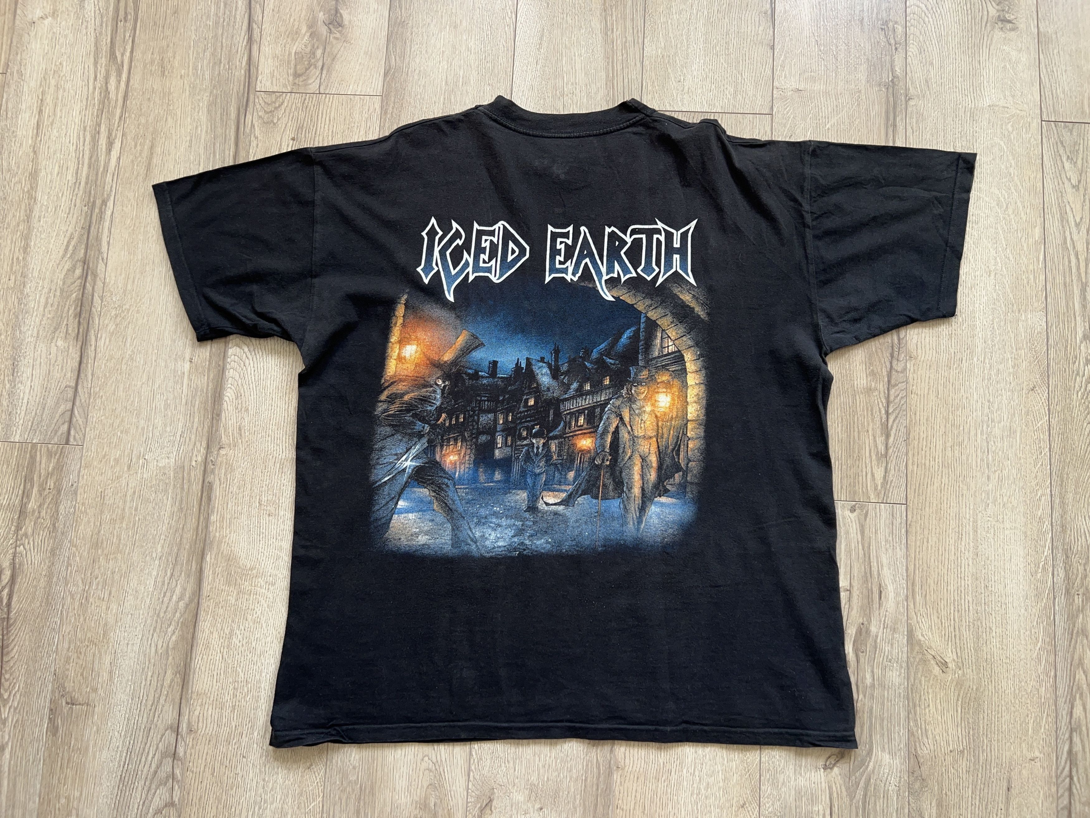 Band Tees × Vintage Mens Iced Earth Horror Show Rock Band T Shirt Tee Size XL Size US XL / EU 56 / 4 - 8 Thumbnail