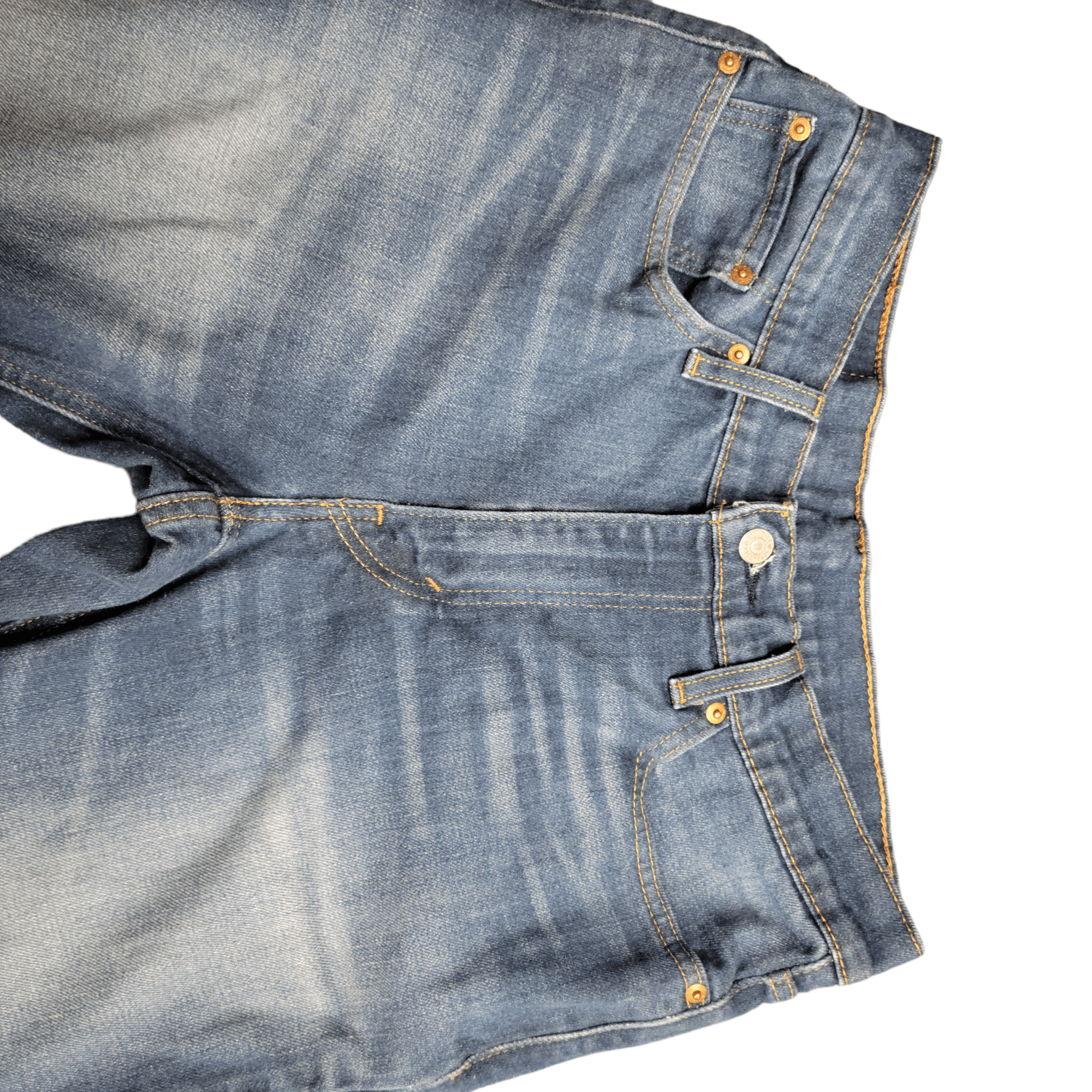 Levi's Levi's 541 Straight Distressed Faded Denim Blue Jeans Size US 32 / EU 48 - 3 Thumbnail