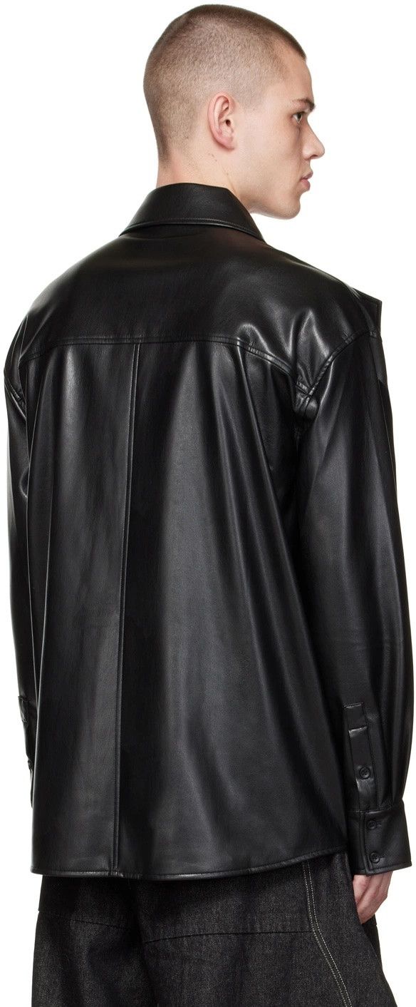 CHENPENG CHEN PENG Faux Leather Shirt Size US L / EU 52-54 / 3 - 2 Thumbnail