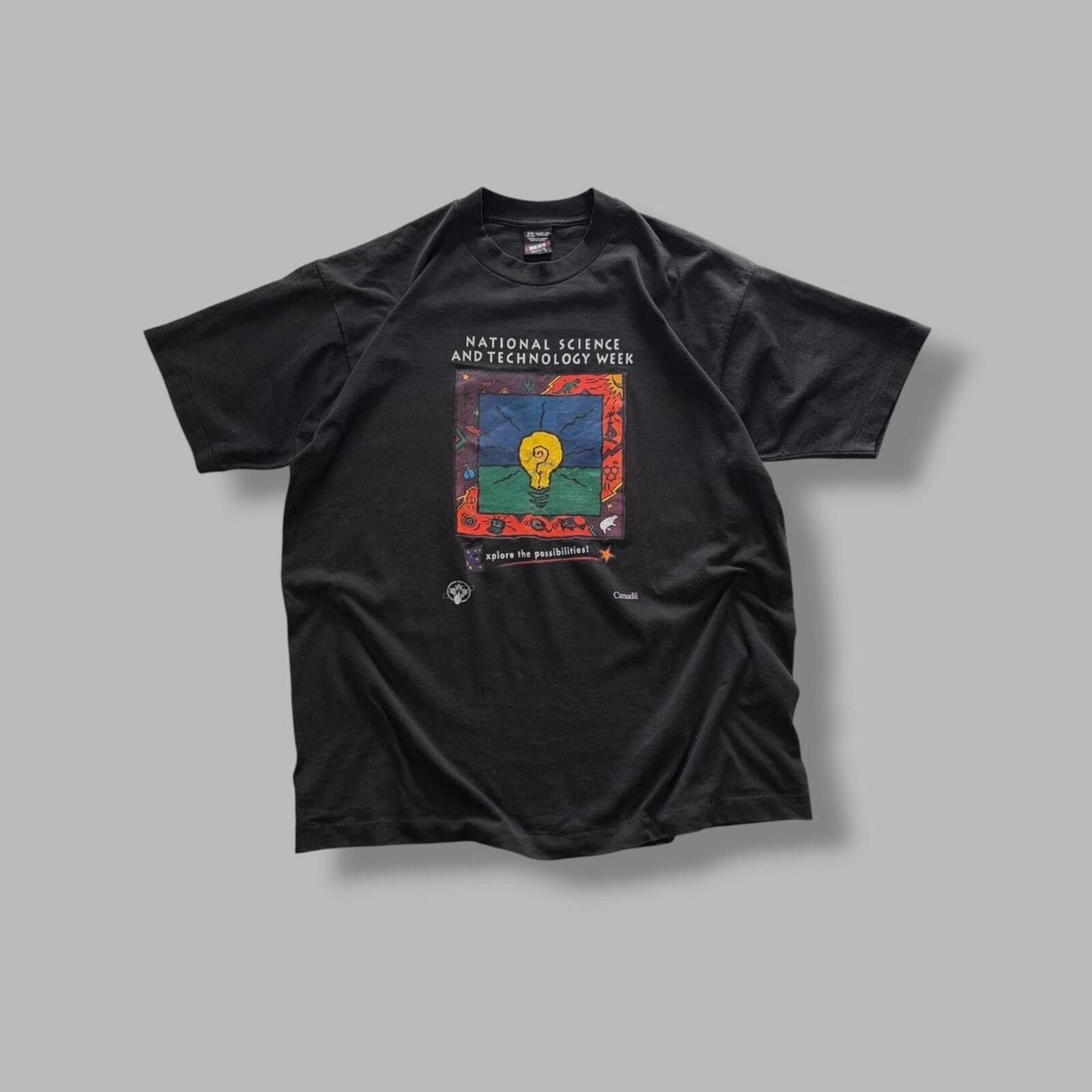 Vintage 90sNational Science and Technology Tee Size US XL / EU 56 / 4 - 1 Thumbnail