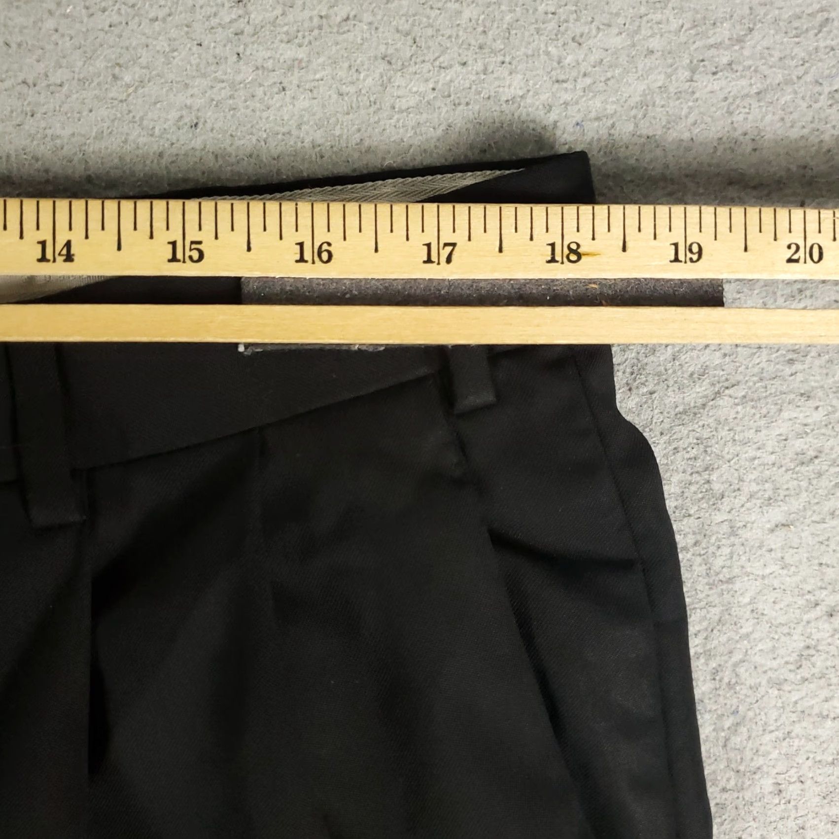 Zanella VINTAGE Zanella Mens Dress Pants 38 Black Wool Pleated Business Formal Cuffed Trousers Italy Size US 38 / EU 54 - 7 Thumbnail