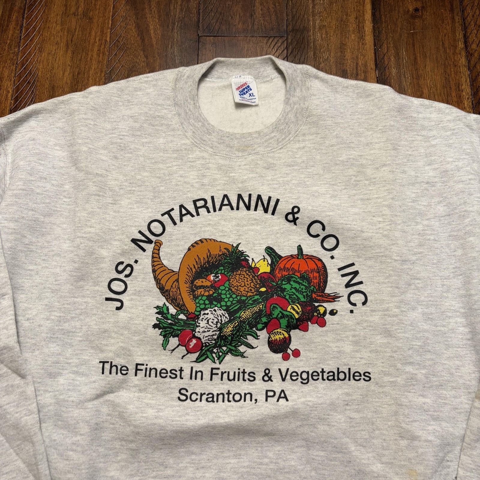 Jerzees Vtg Jos Notarianni Sweatshirt XL Jerzees Scranton PA USA 90s Size US XL / EU 56 / 4 - 3 Thumbnail
