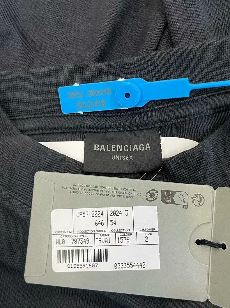 Balenciaga Balenciaga Letter Printed Short Sleeve T-Shirt Loose Fit M Size US M / EU 48-50 / 2 - 5 Thumbnail