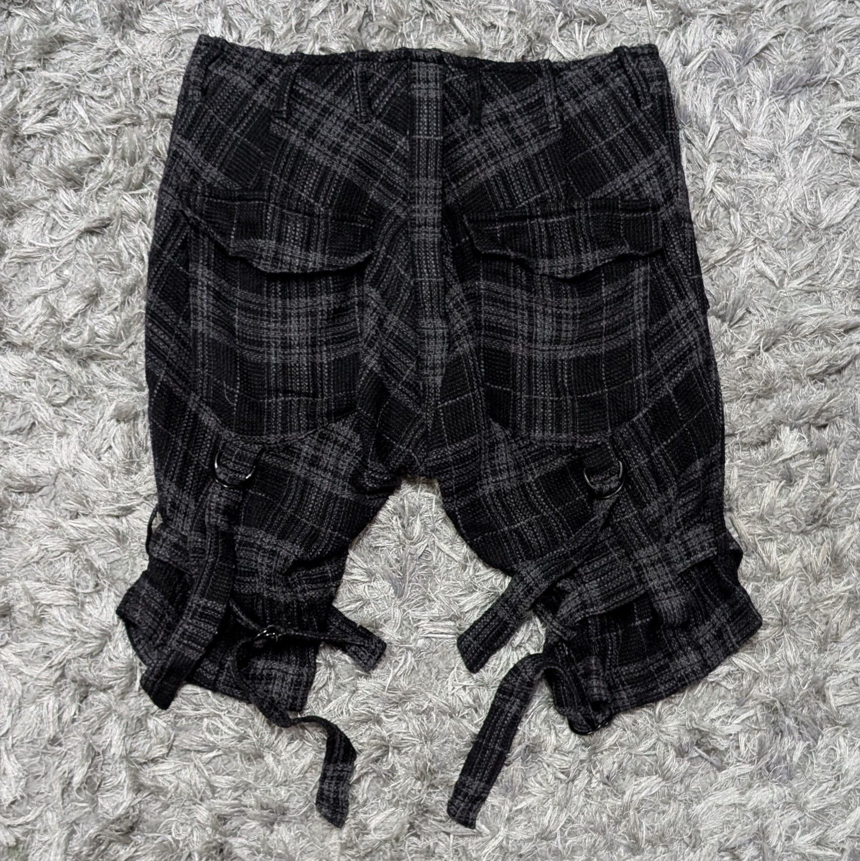 kiryuyrik A/W 2011 Kiryuyrik Yohji Yamamoto Check Bondage Cargo Pants Size US 32 / EU 48 - 1 Thumbnail