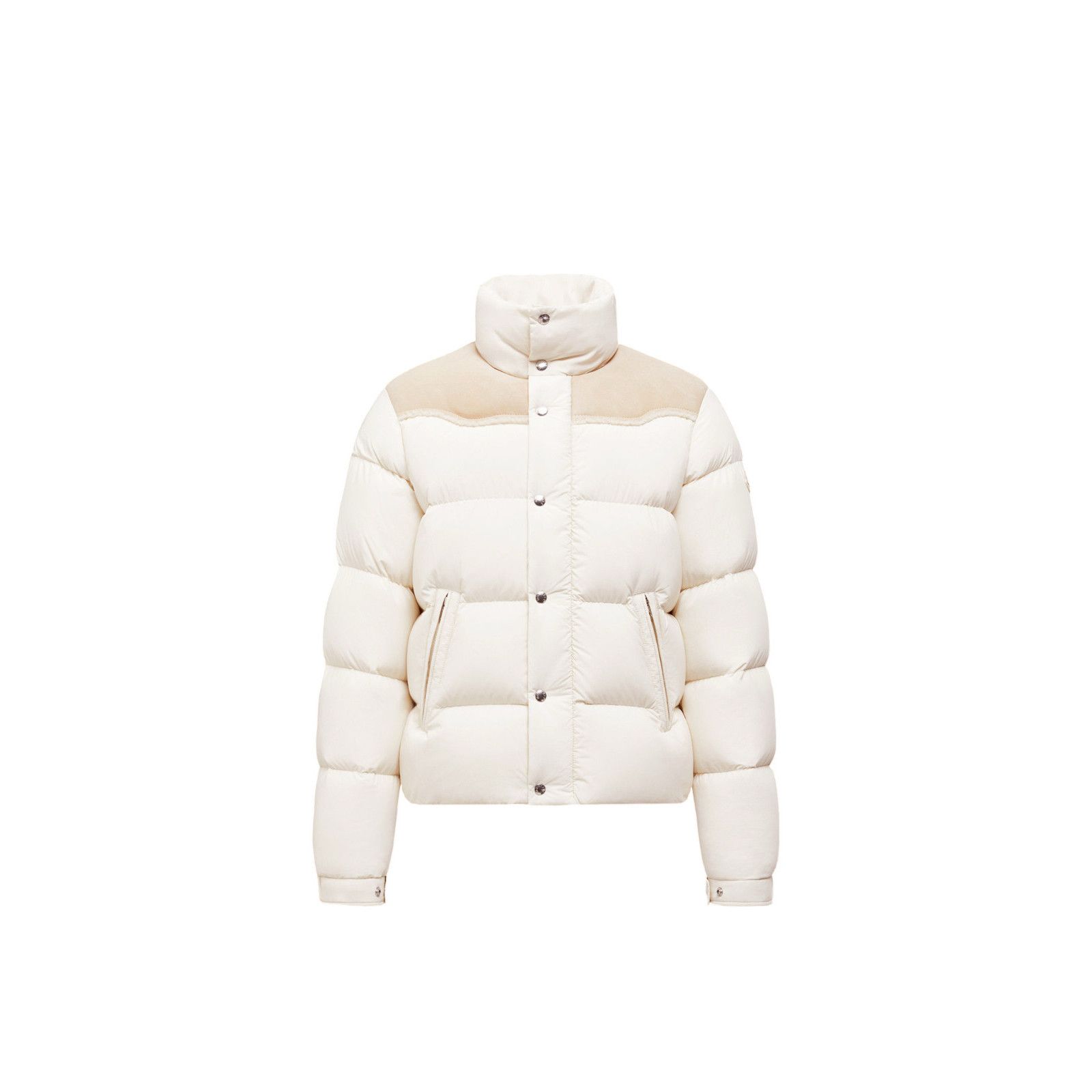 Moncler White Stripe Menuire Puffer Jacket Chief Keef | Grailed