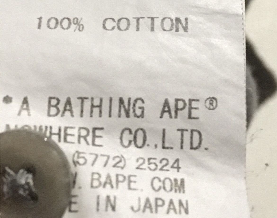 Bape Bape tee shirt Size US S / EU 44-46 / 1 - 5 Thumbnail