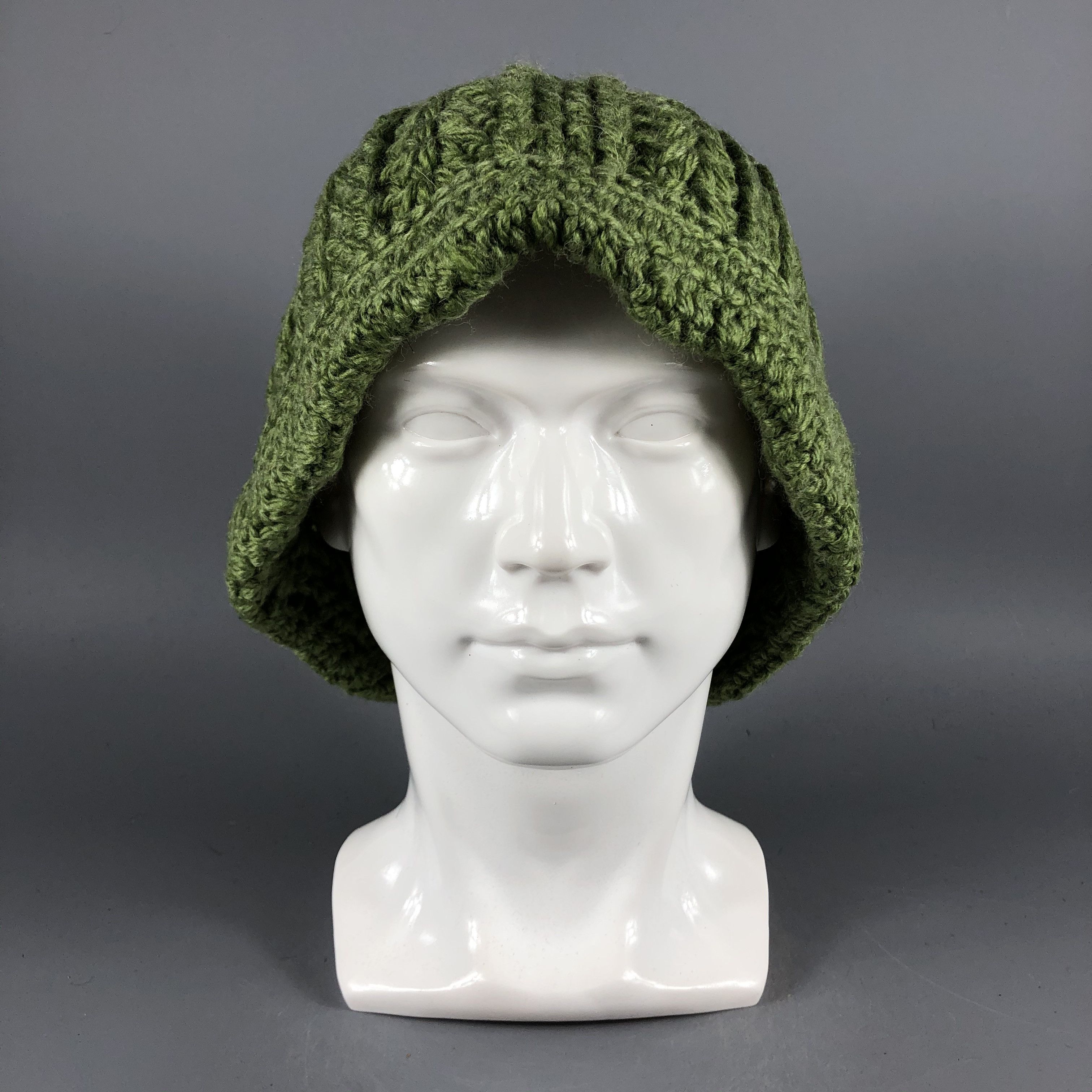 image of Vintage Unknown Knit Fisherman Beanie Snow Hat Snow Cap -D978, Men's