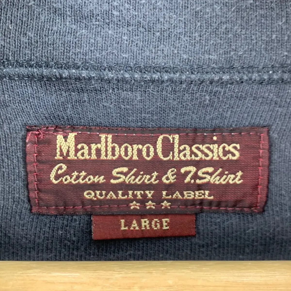 Marlboro Vintage MARLBORO CLASSICS Quality Label Henley Size US L / EU 52-54 / 3 - 6 Thumbnail