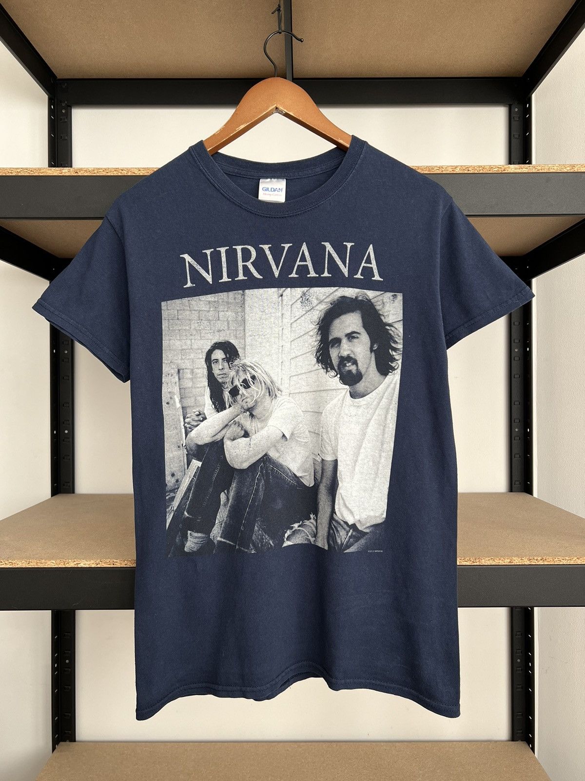 Band Tees Vintage 2013 Nirvana Grunge Rock Band Navy T-shirt Size US S / EU 44-46 / 1 - 1 Thumbnail