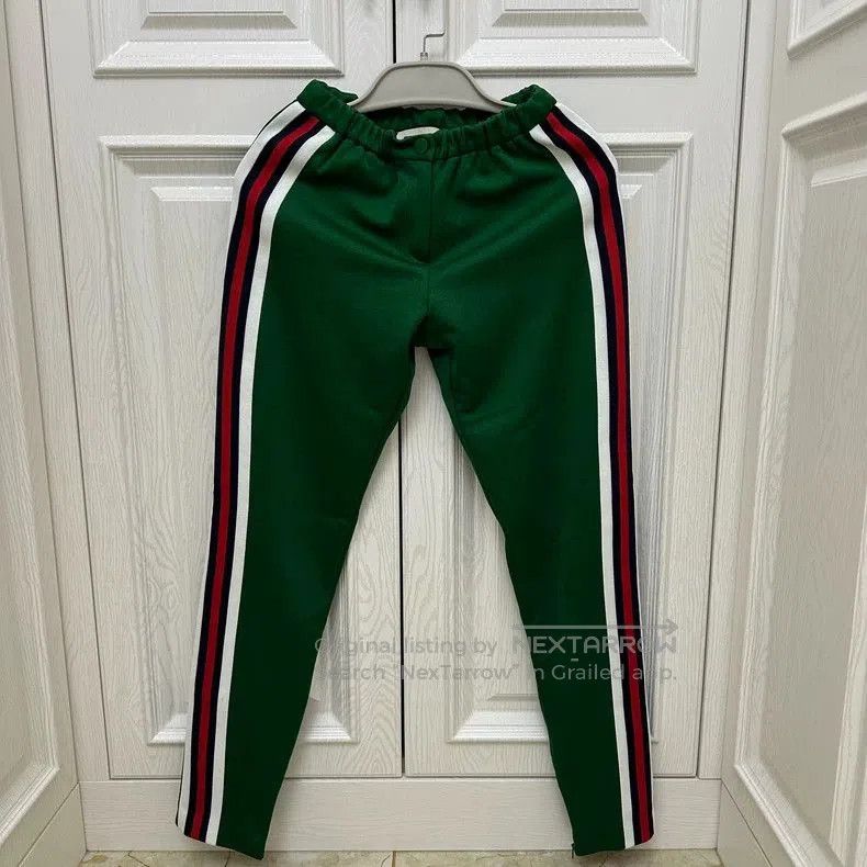 Gucci Gucci Sports Pants in Green Color. Size US 32 / EU 48 - 1 Thumbnail