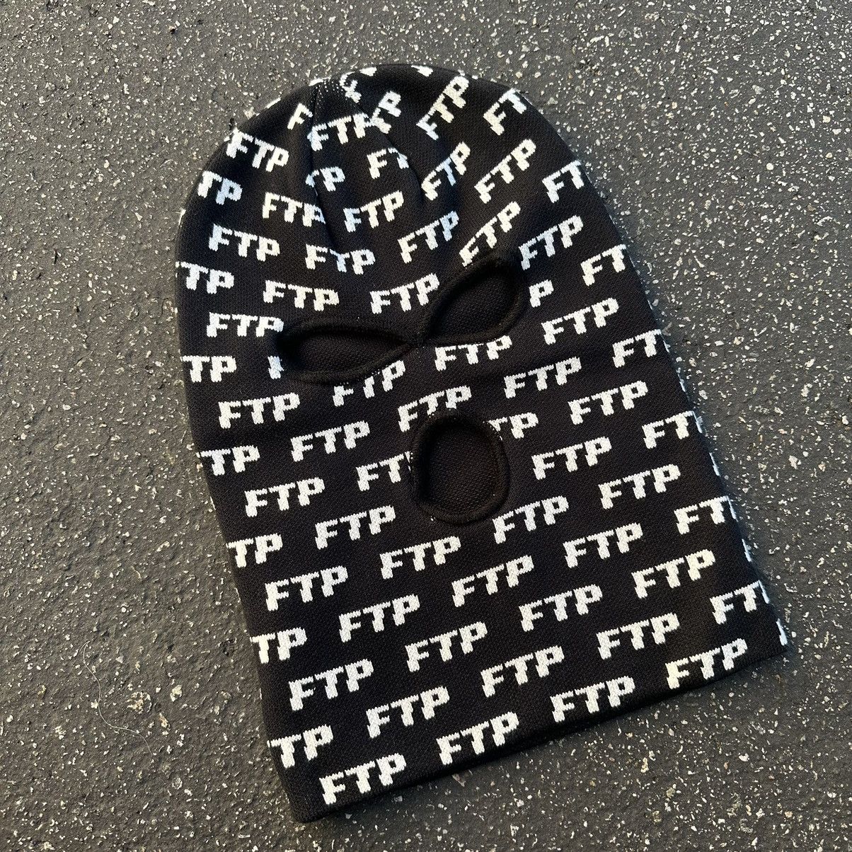 image of Fuck The Population Ftp Ski Mask in Black, Men's