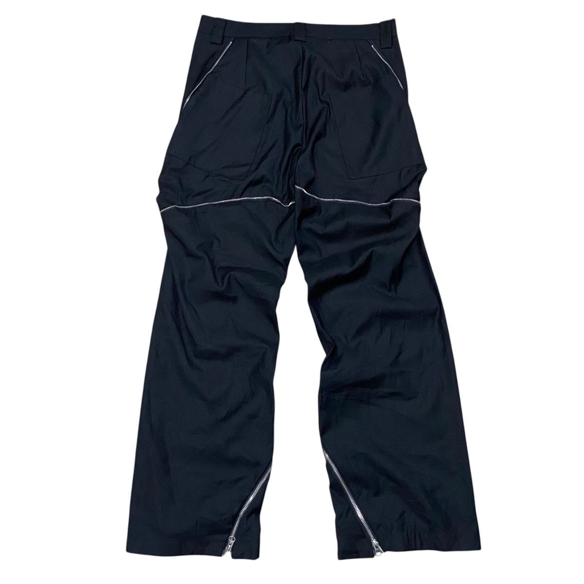 Japanese Brand Argueculture Y2K Grunge Zipp Slit Slighty Vertical Straight Size US 30 / EU 46 - 9 Thumbnail