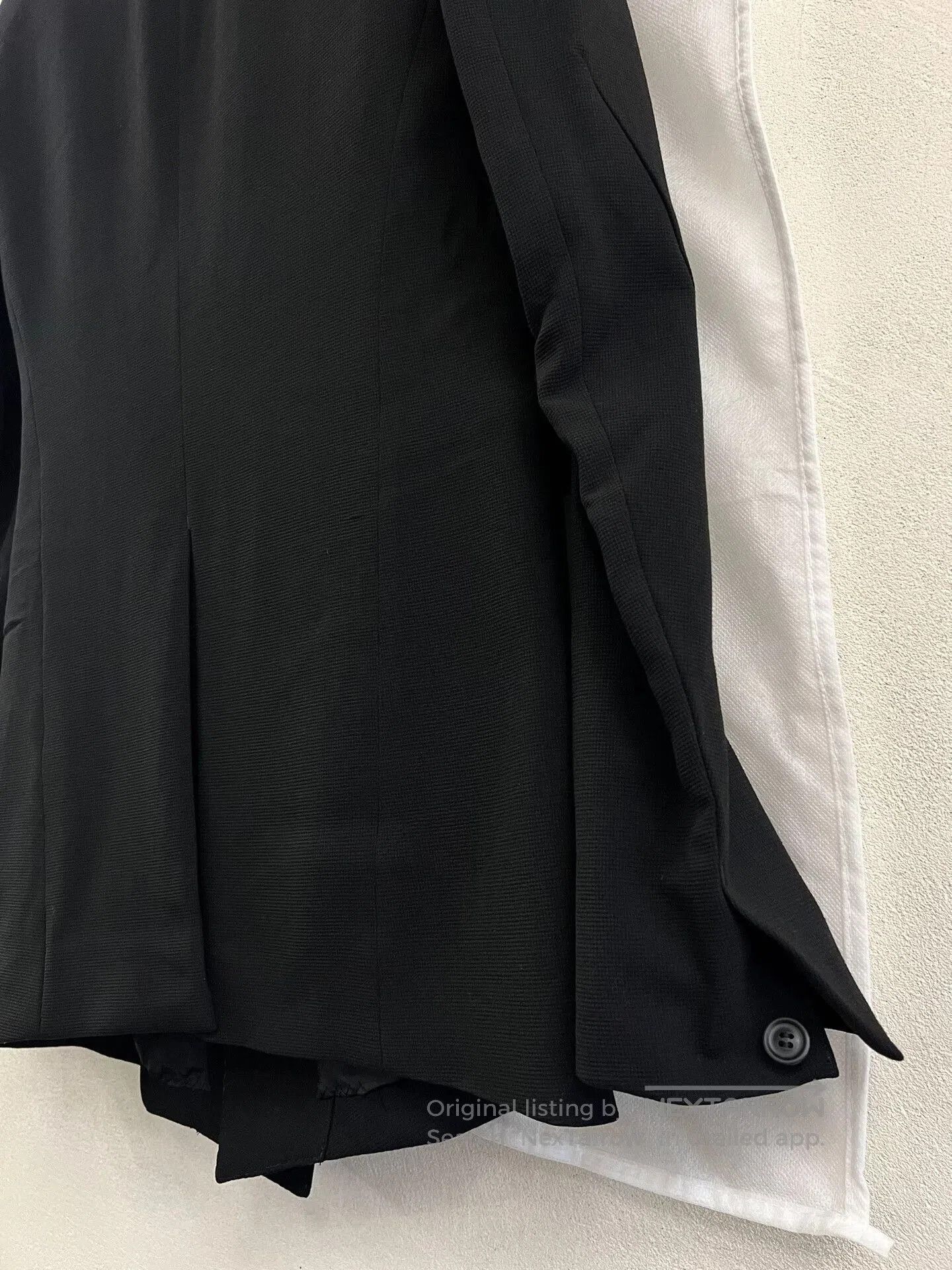 Julius Black Shoulder-Padded Blazer Jacket. Size US M / EU 48-50 / 2 - 5 Thumbnail