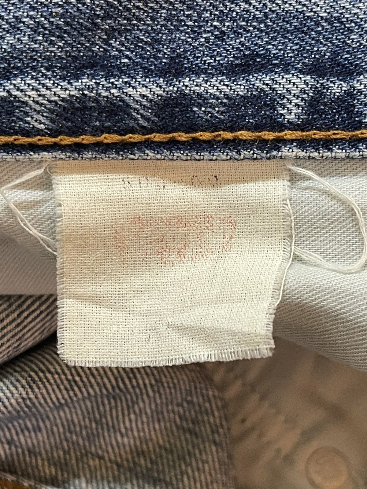 Levi's Vintage 90s Levis 503 Blue Faded Distress Style Baggy Jeans Size US 32 / EU 48 - 10 Thumbnail