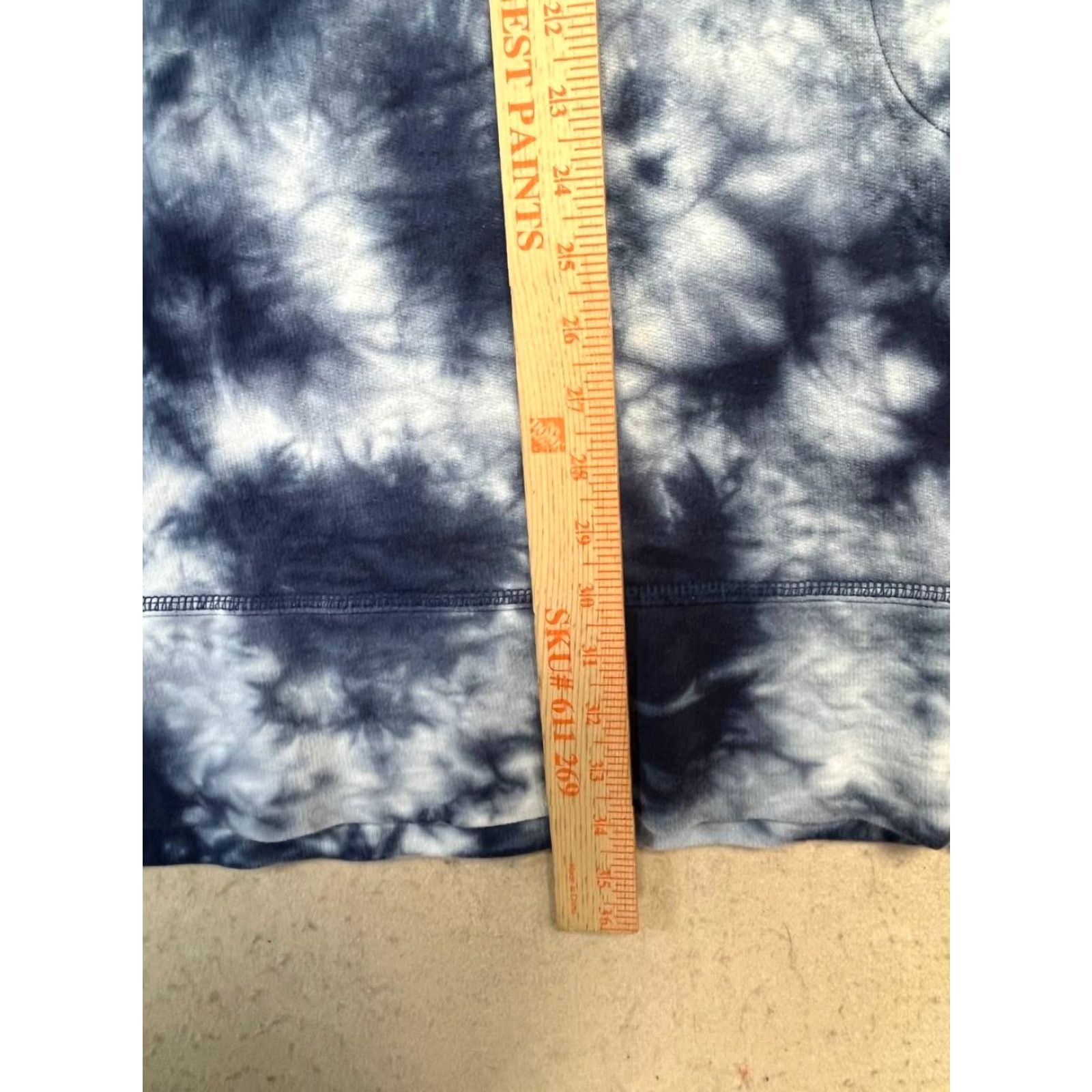 Vintage Chico’s Zenergy Star Tie-Dye Dress Blue White Women’s Size 1 Pockets Loose Fit Size XS / US 0-2 / IT 36-38 - 4 Thumbnail