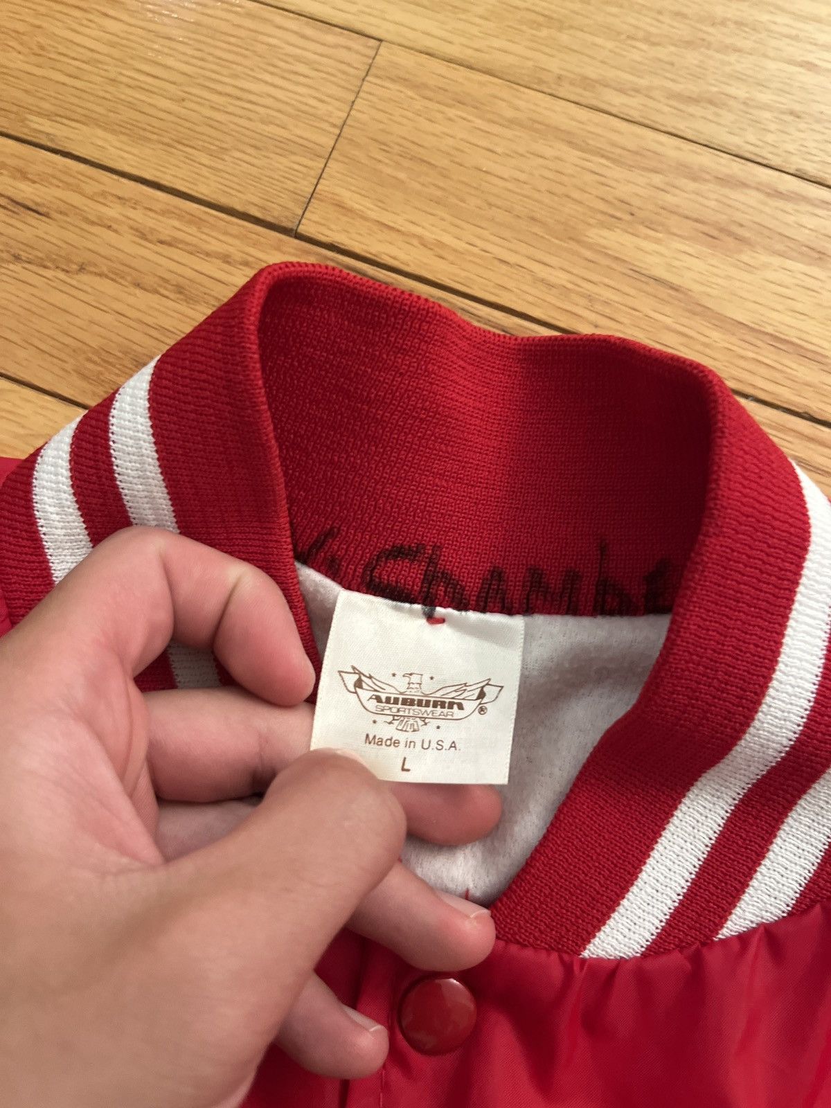 Vintage VTG Cardinal Gibbons Bomber Jacket Size US L / EU 52-54 / 3 - 2 Thumbnail