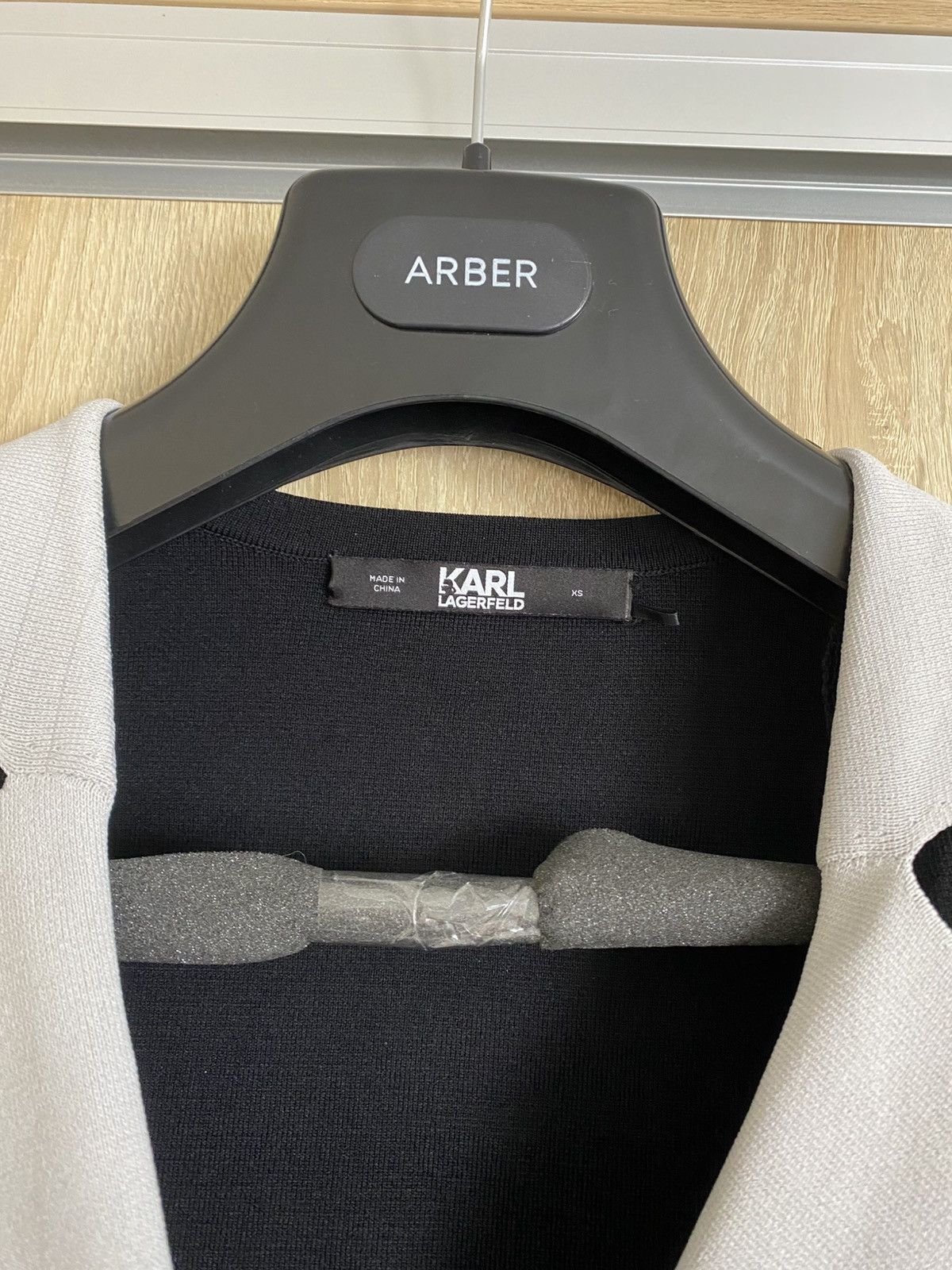 Karl Lagerfeld 🔥 2023 Karl Lagerfeld Cropped Tailored Cardigan Blazer Black Size XS / US 0-2 / IT 36-38 - 6 Thumbnail