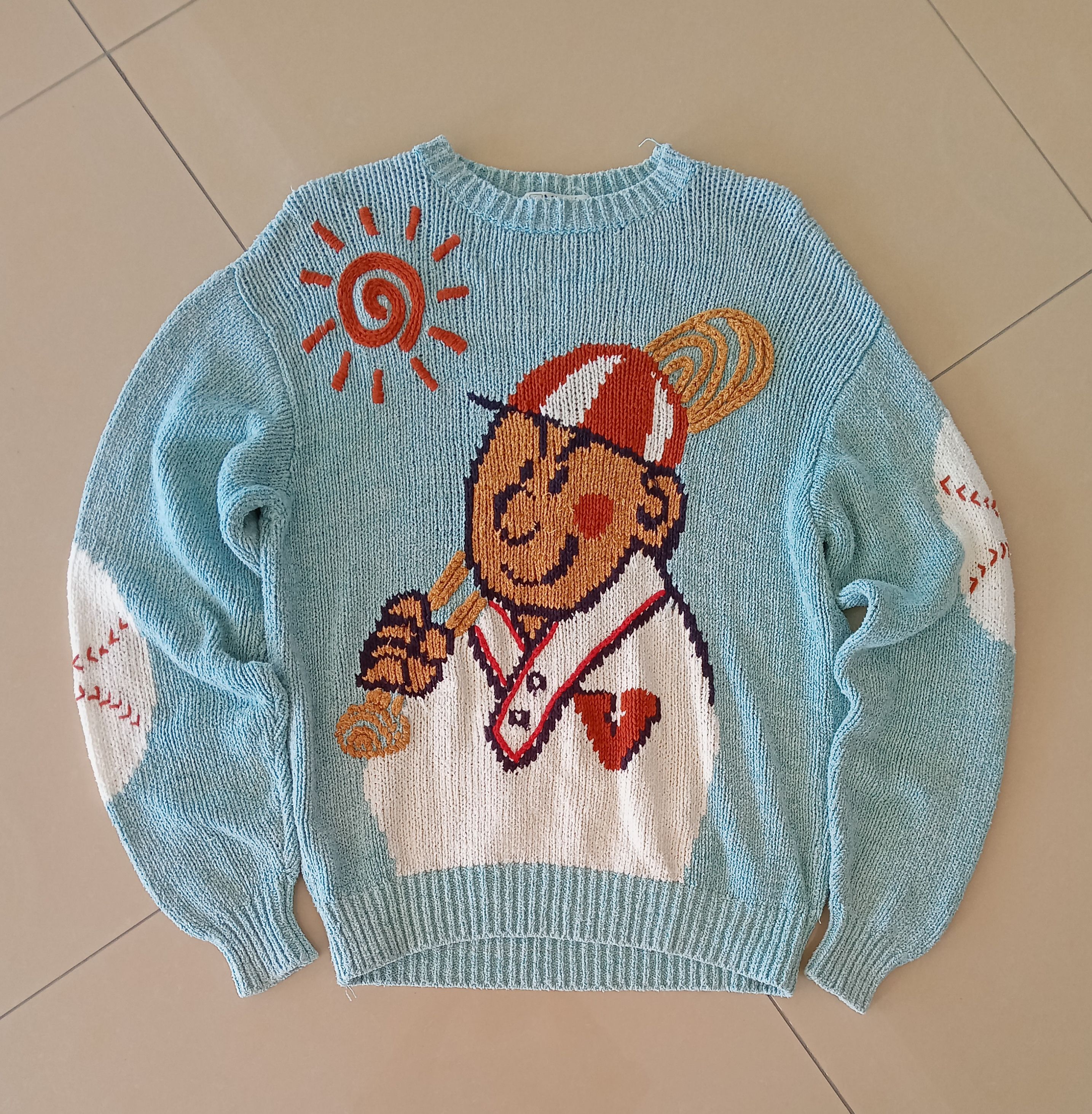 Japanese Brand × Vintage Vintage Voxel Rare Design Sweater Size US M / EU 48-50 / 2 - 1 Thumbnail