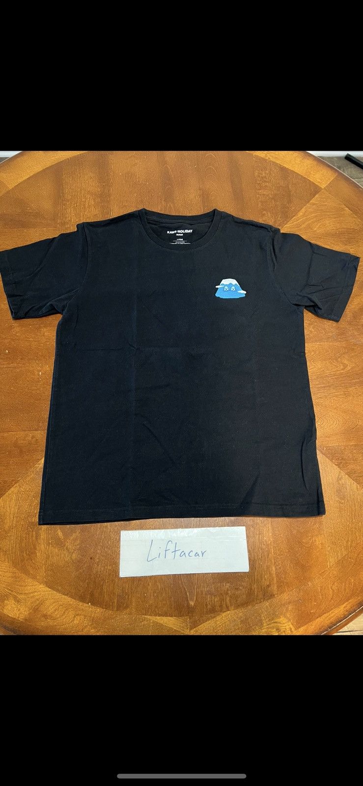 Kaws KAWS Holiday Japan Black T Shirt Sz L | Grailed