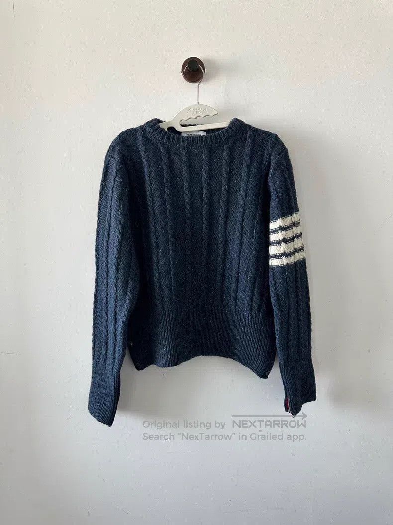 Thom Browne Thom Browne Blue Sweater Size US L / EU 52-54 / 3 - 1 Thumbnail