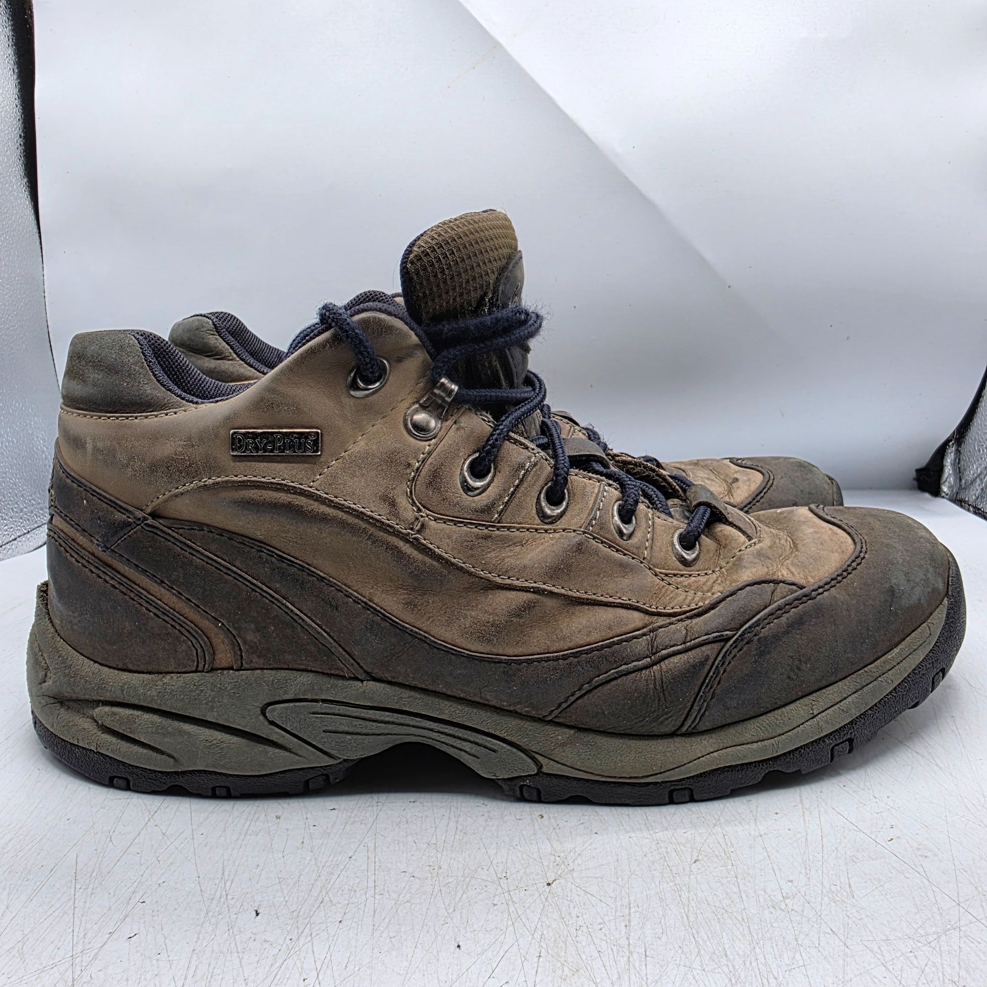 Cabelas Cabelas Mens Size 10 B Brown Waterproof Leather Hiking Boots Size US 10 / EU 43 - 12 Thumbnail