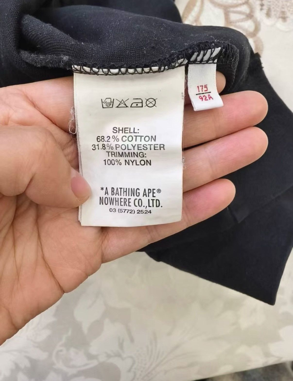 Bape BAPE OG Nigo era black and gray paneled sweatshirt Size US M / EU 48-50 / 2 - 7 Thumbnail