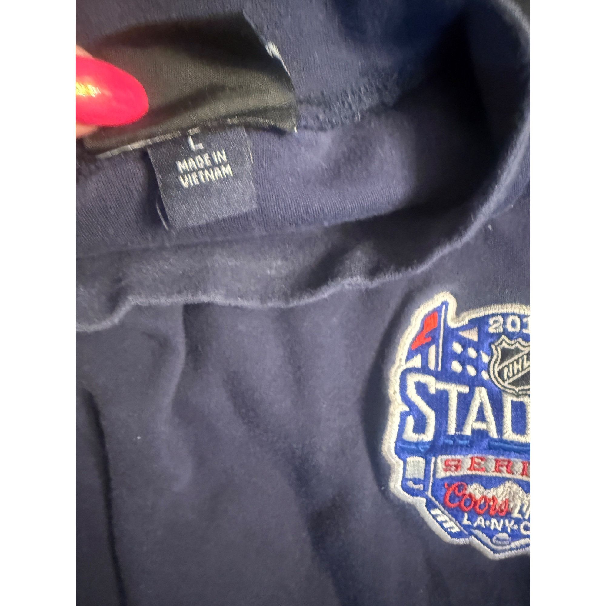 Vintage 2014 New York NHL Stadium Series TV Crew Jacket & Shirt With Size US L / EU 52-54 / 3 - 6 Thumbnail