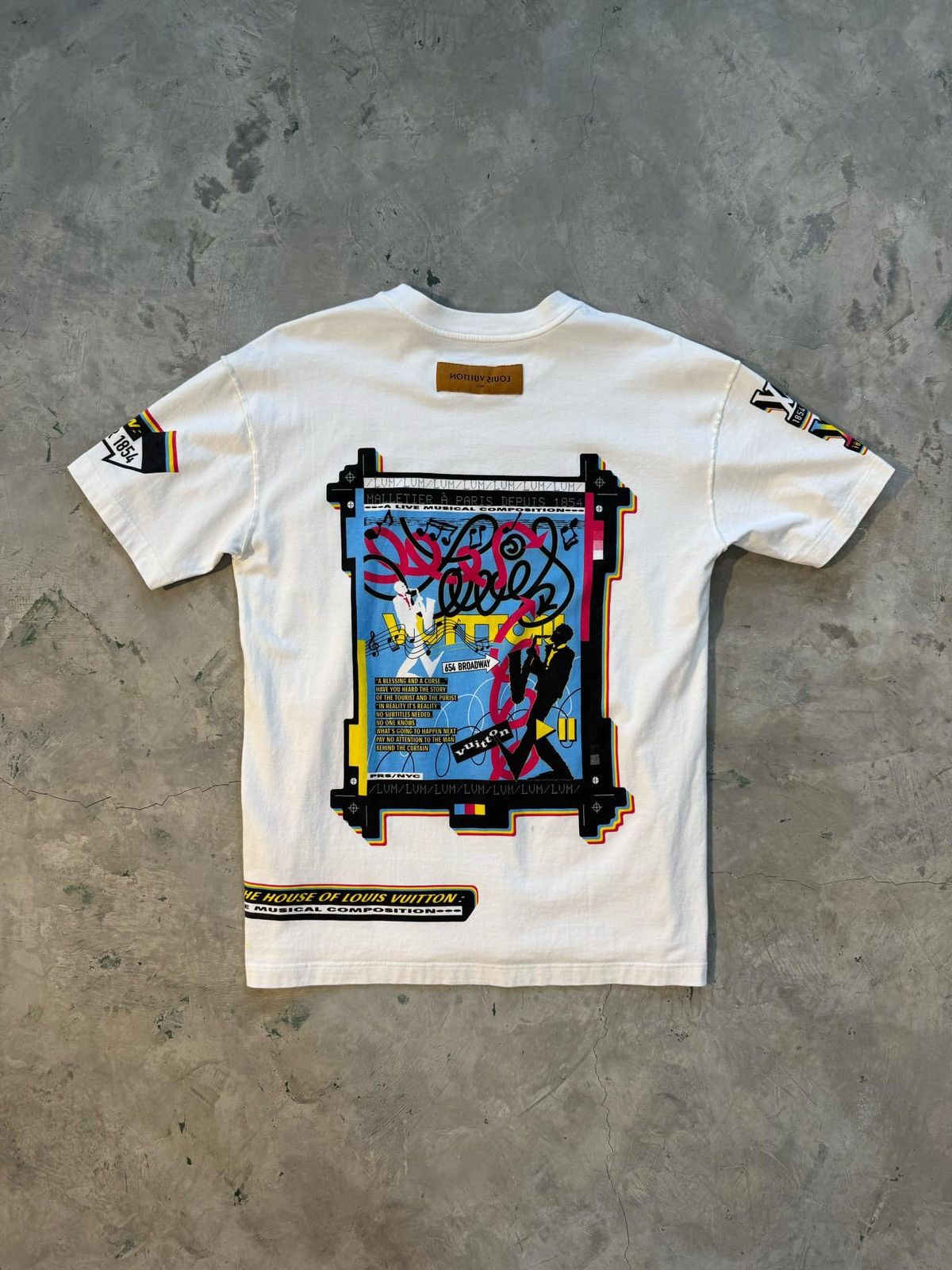 Louis Vuitton Louis Vuitton Jazz Flyers white tee Size US S / EU 44-46 / 1 - 2 Thumbnail