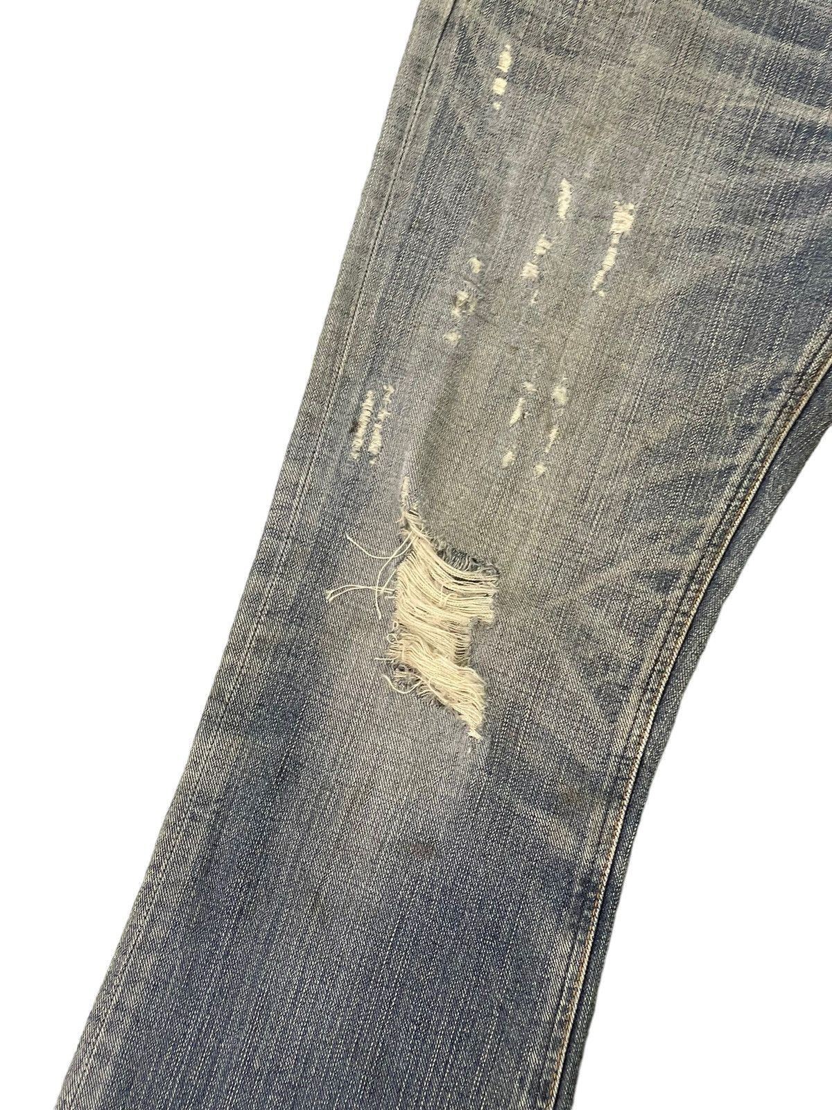 Hysteric Glamour × Japanese Brand Flare Jeans Lee Japan Faded Distress Boot Cut 8🟦2 Size US 35 - 6 Thumbnail