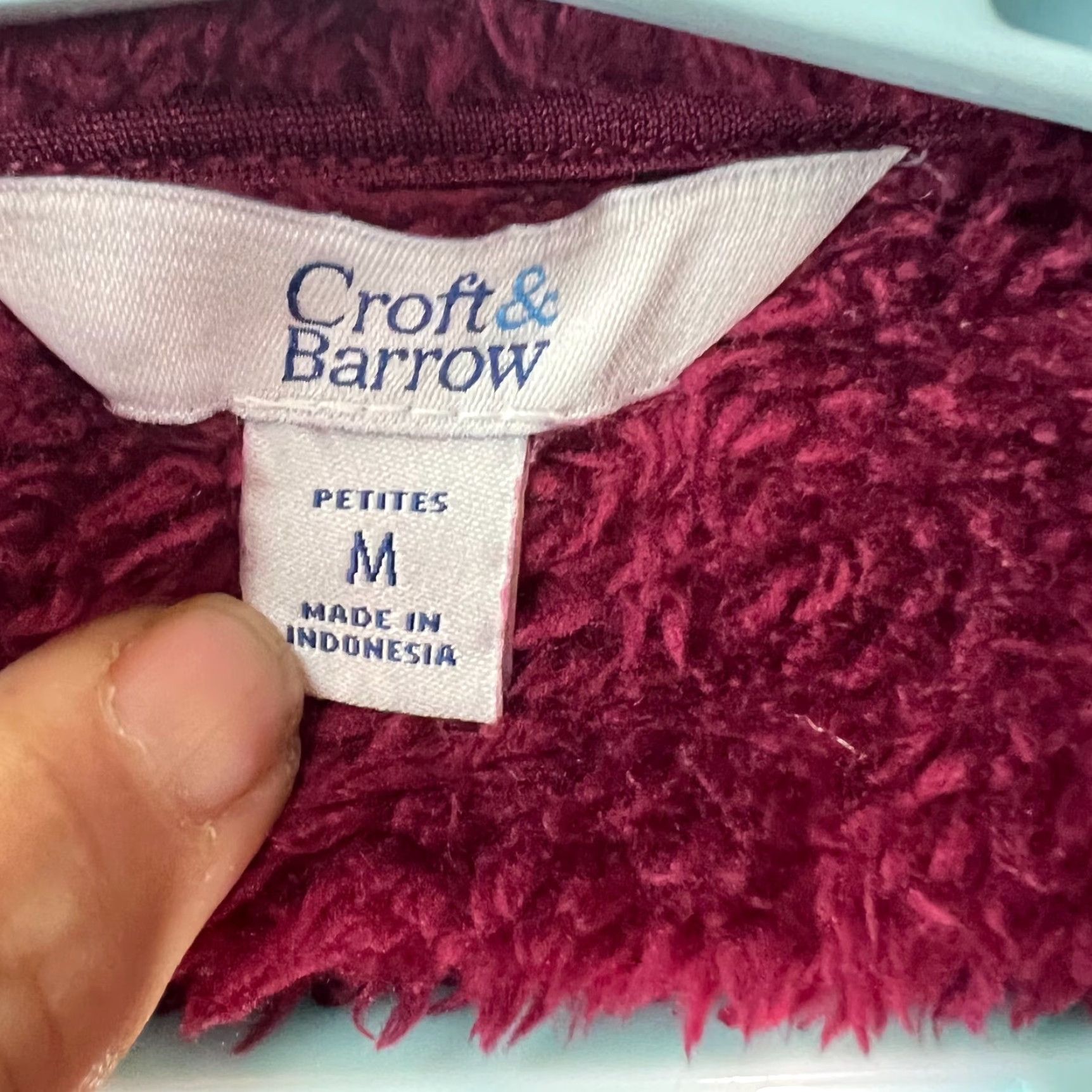 Croft & Barrow Croft & Barrow Women Full Zip Long Sleeves Pink Faux Fur Jacket Petites Size M Size M / US 6-8 / IT 42-44 - 5 Thumbnail