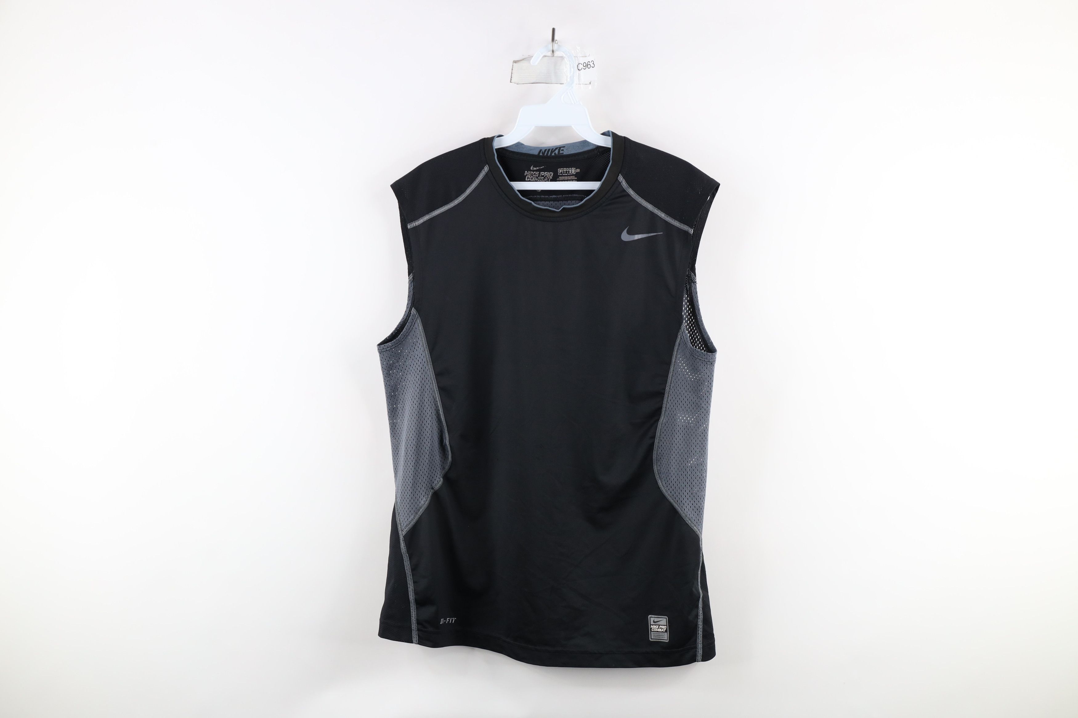 Nike Vintage Nike Pro Combat Compression Fitted Training Muscle T Shirt Grailed