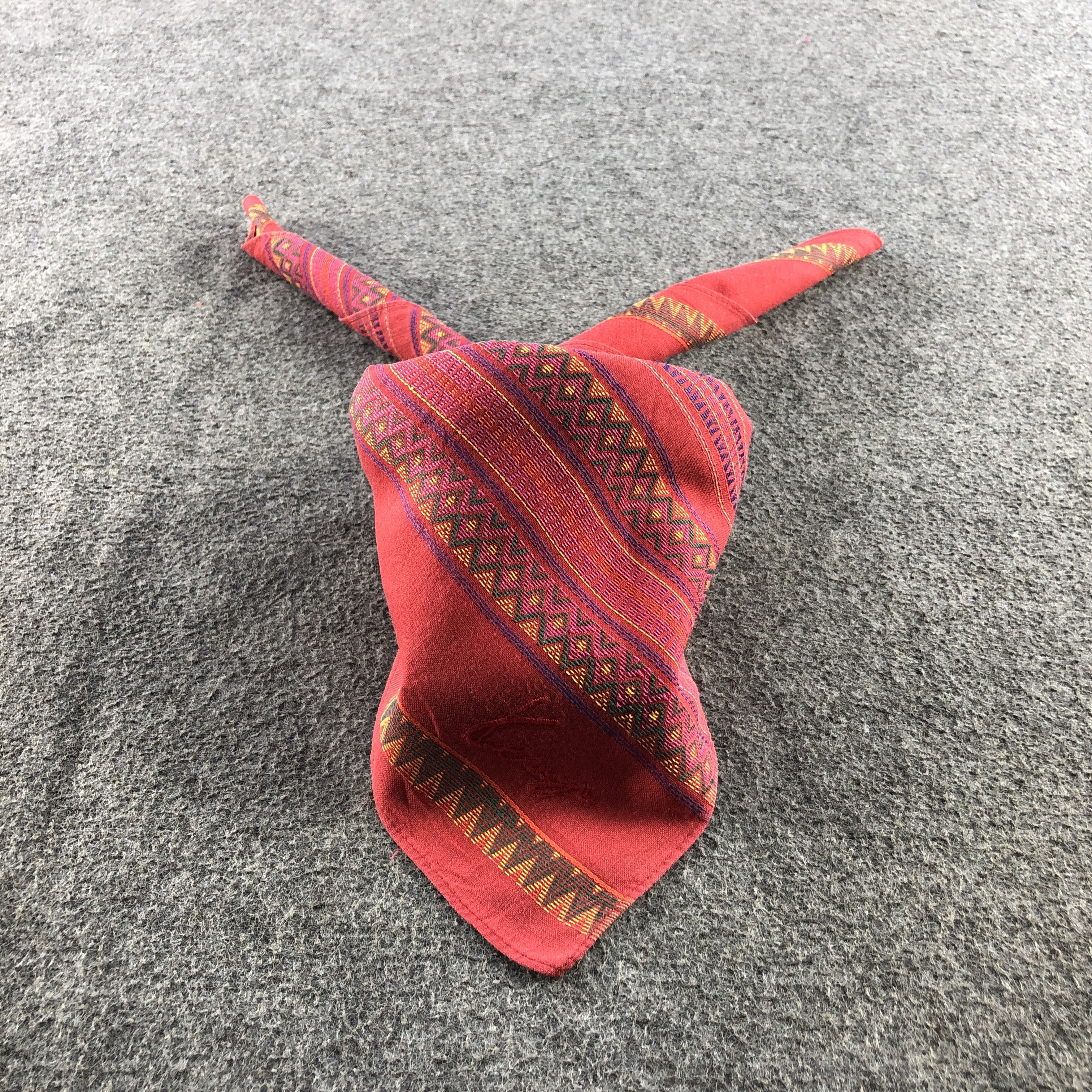 Kenzo × Vintage Kenzo Floral Handkerchief Neckerchief Bandana H2422 Size ONE SIZE - 1 Thumbnail