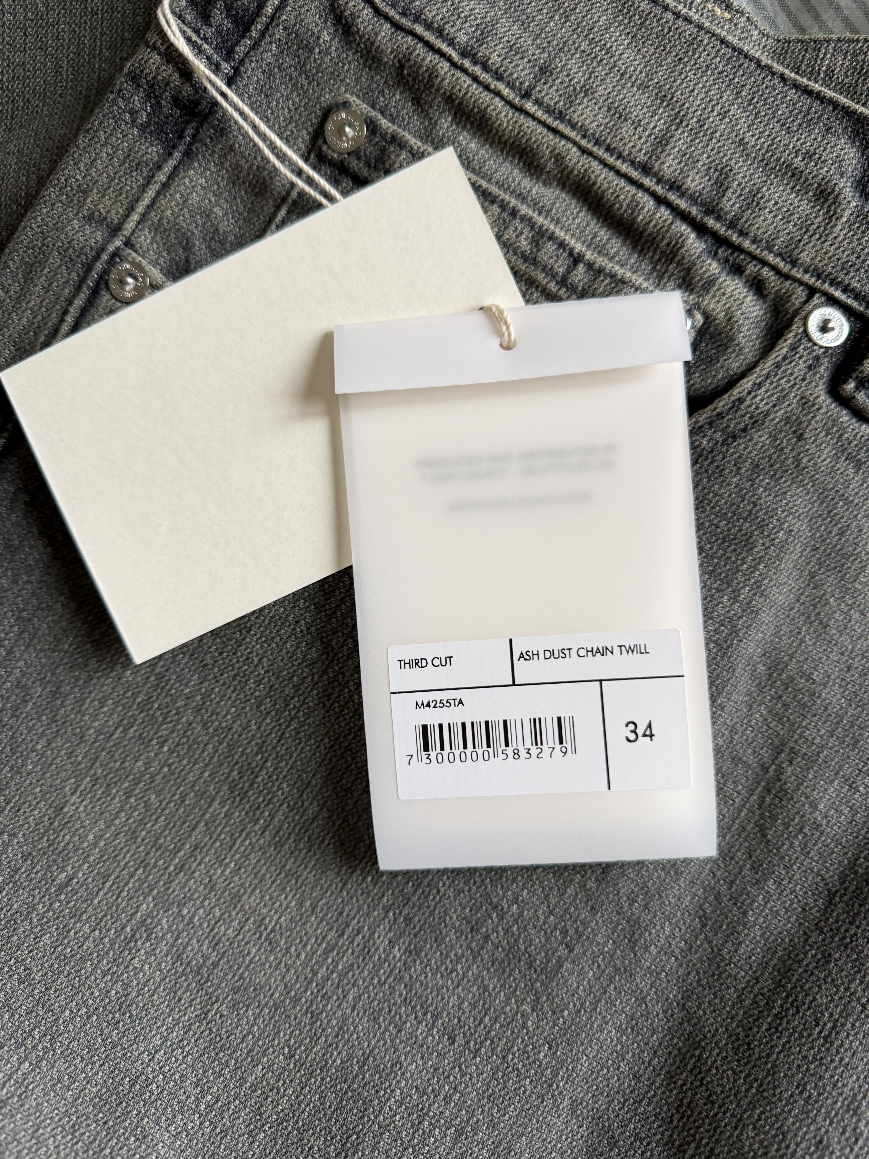 Our Legacy Our Legacy Third Cut Jeans in Ash Dust Chain Twill Size US 34 / EU 50 - 8 Thumbnail